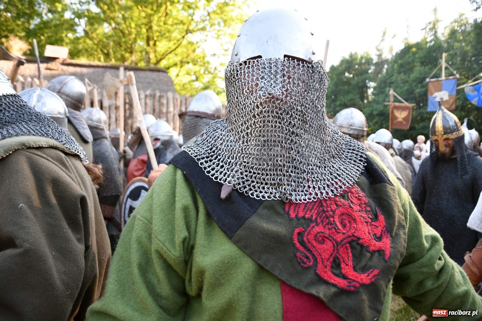 Zdjęcie w galerii na portalu naszraciborz.pl: Wielka bitwa wojów pod raciborskim grodem [WIDEO] wiadomości z regionu
