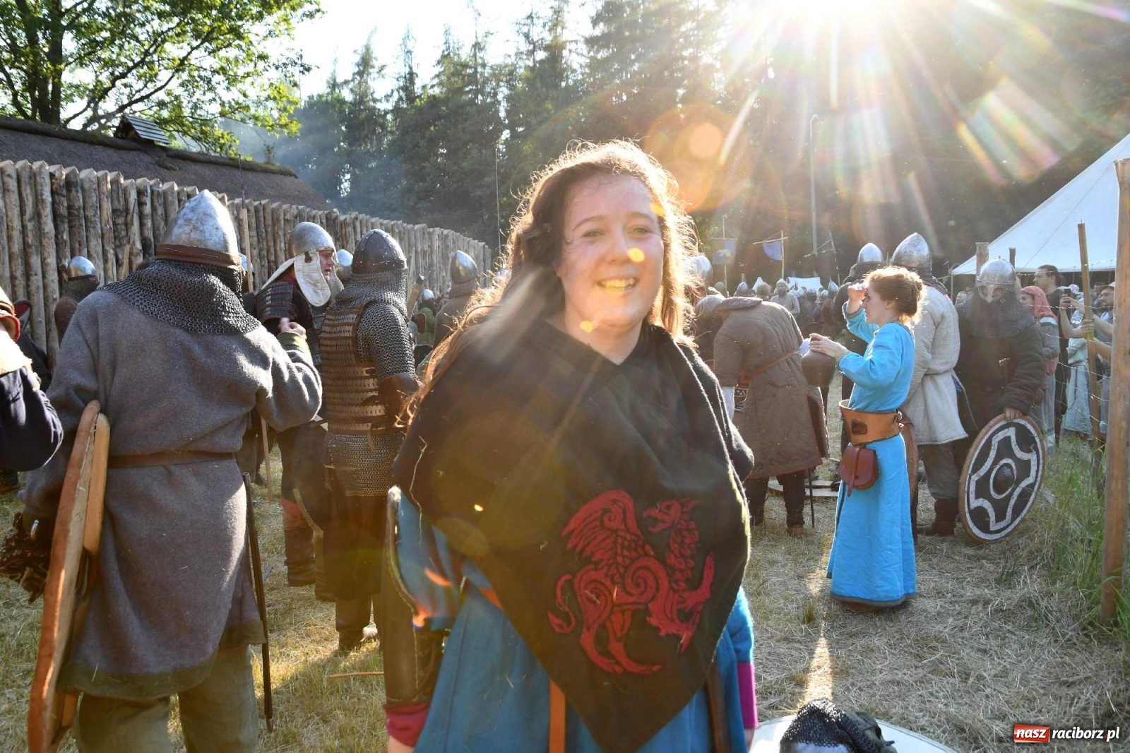 Zdjęcie w galerii na portalu naszraciborz.pl: Wielka bitwa wojów pod raciborskim grodem [WIDEO] wiadomości z regionu