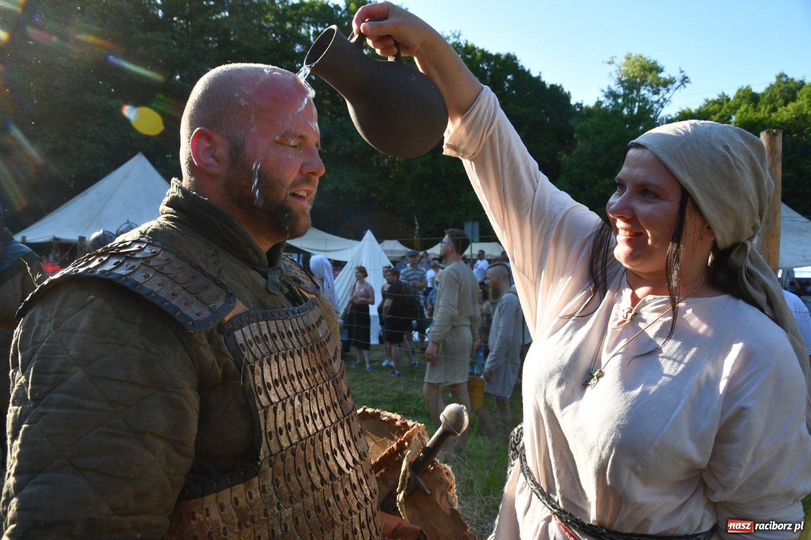 Zdjęcie w galerii na portalu naszraciborz.pl: Wielka bitwa wojów pod raciborskim grodem [WIDEO] wiadomości z regionu