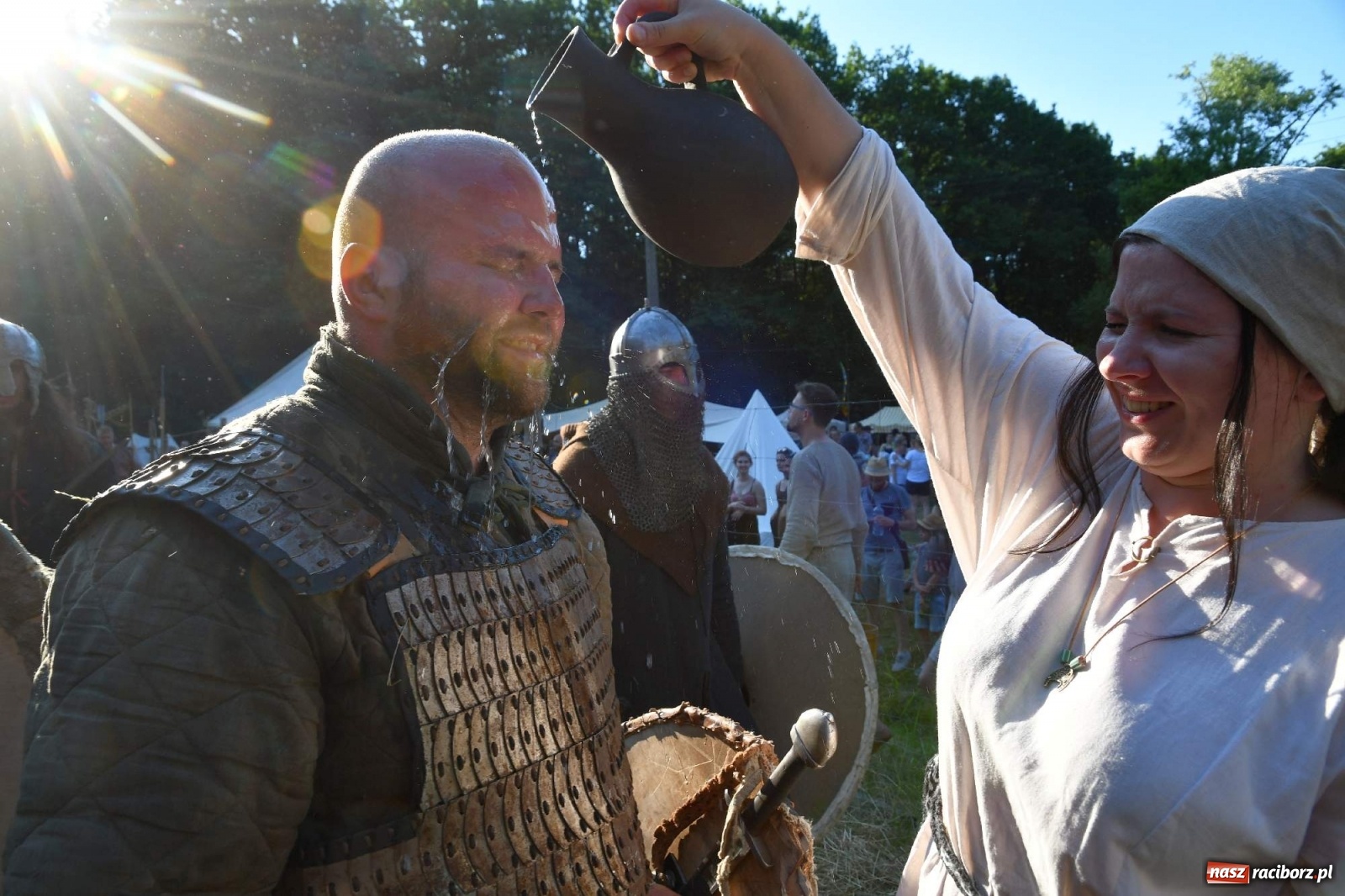 Zdjęcie w galerii na portalu naszraciborz.pl: Wielka bitwa wojów pod raciborskim grodem [WIDEO] wiadomości z regionu