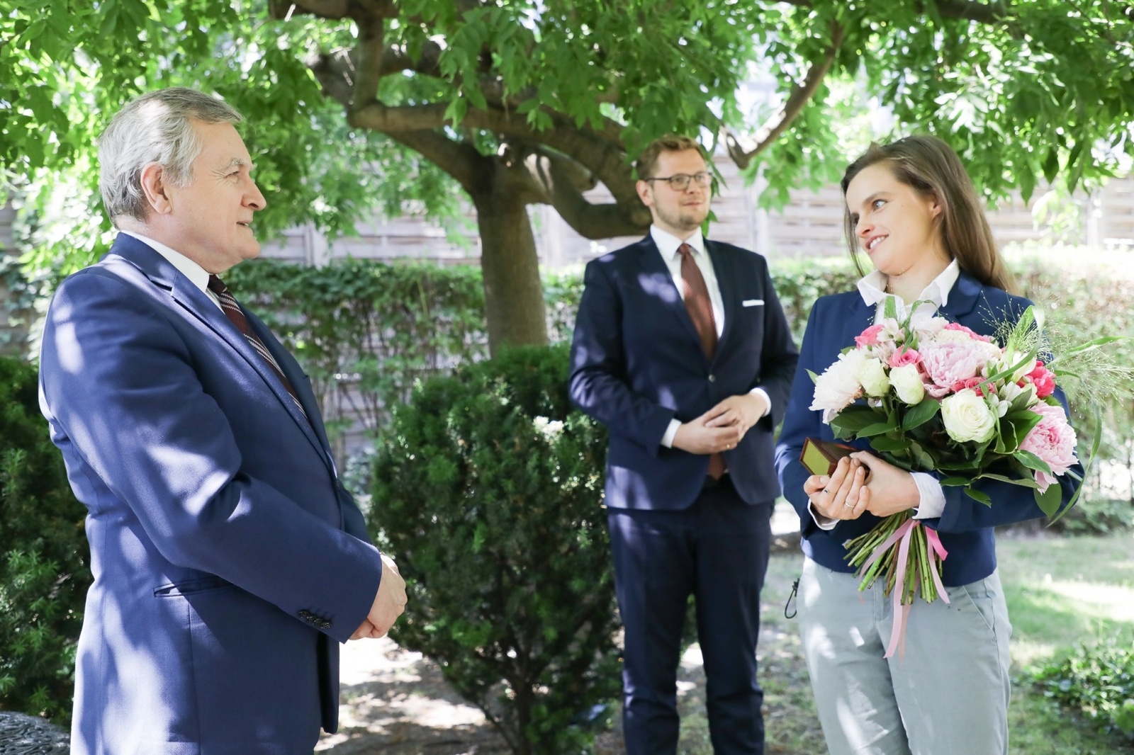 Zdjęcie w galerii na portalu naszraciborz.pl: Działacze kultury z Raciborza odznaczeni przez ministra wiadomości z regionu