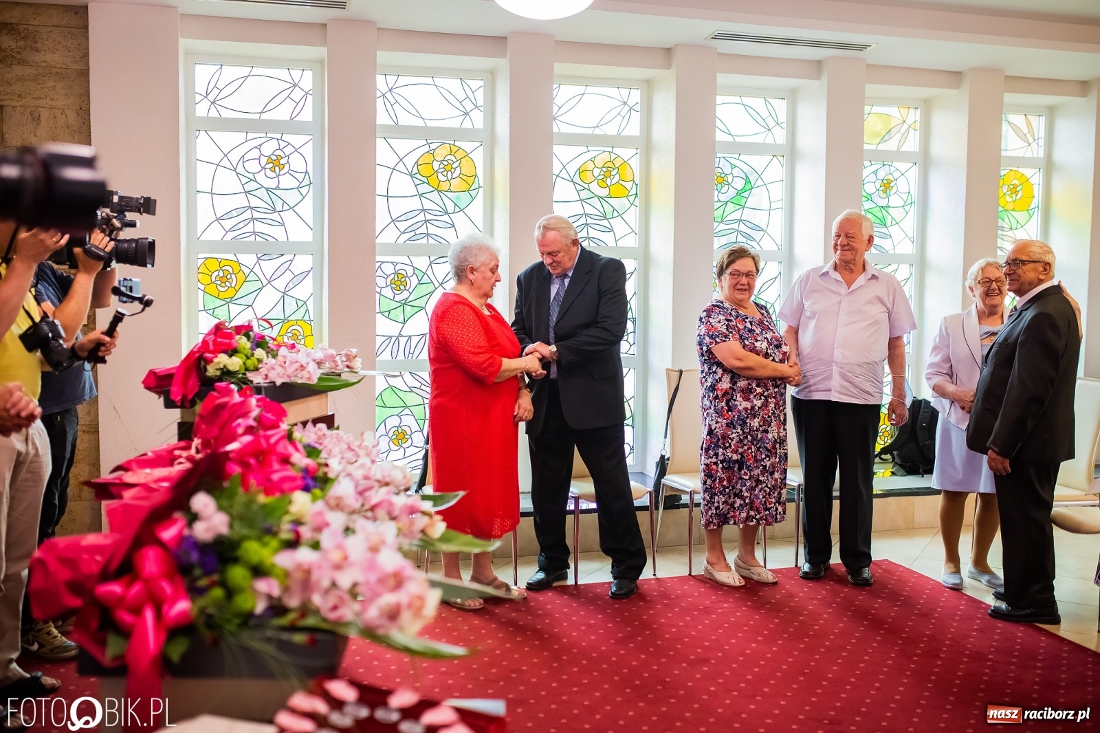 Zdjęcie w galerii na portalu naszraciborz.pl: Pół wieku razem. Złote Gody w raciborskim USC [FOTO i WIDEO] wiadomości z regionu