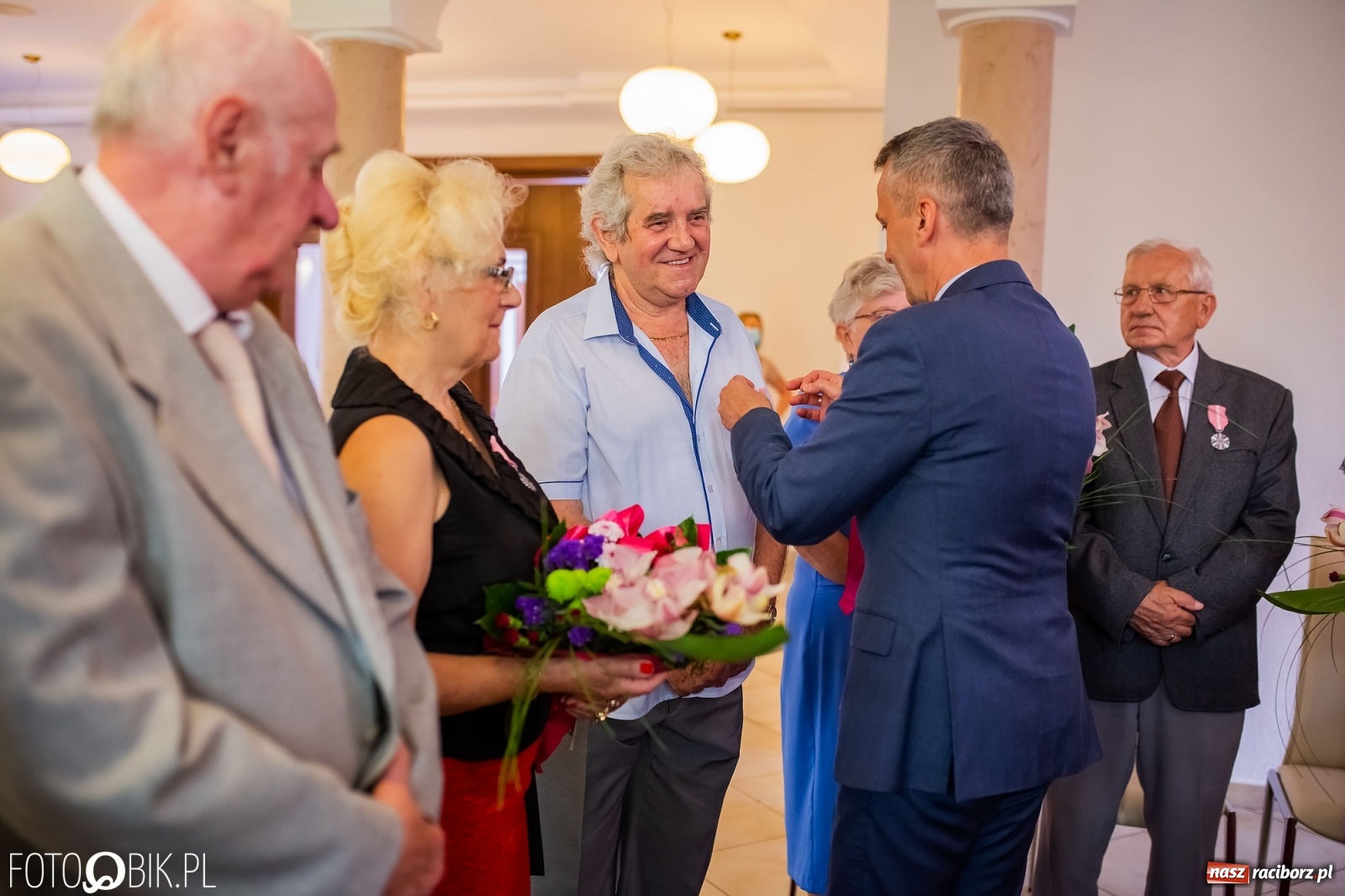 Zdjęcie w galerii na portalu naszraciborz.pl: Pół wieku razem. Złote Gody w raciborskim USC [FOTO i WIDEO] wiadomości z regionu