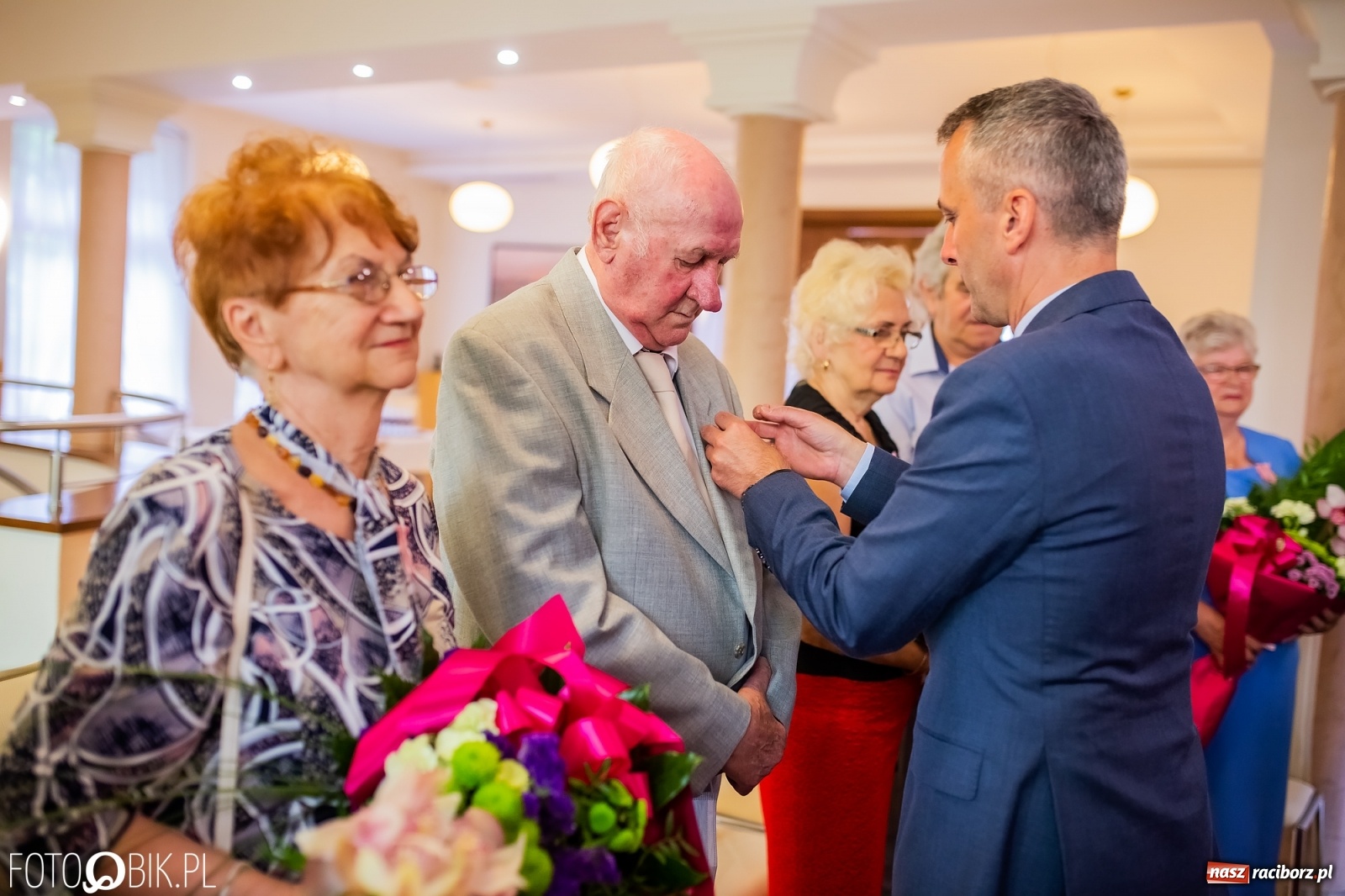 Zdjęcie w galerii na portalu naszraciborz.pl: Pół wieku razem. Złote Gody w raciborskim USC [FOTO i WIDEO] wiadomości z regionu