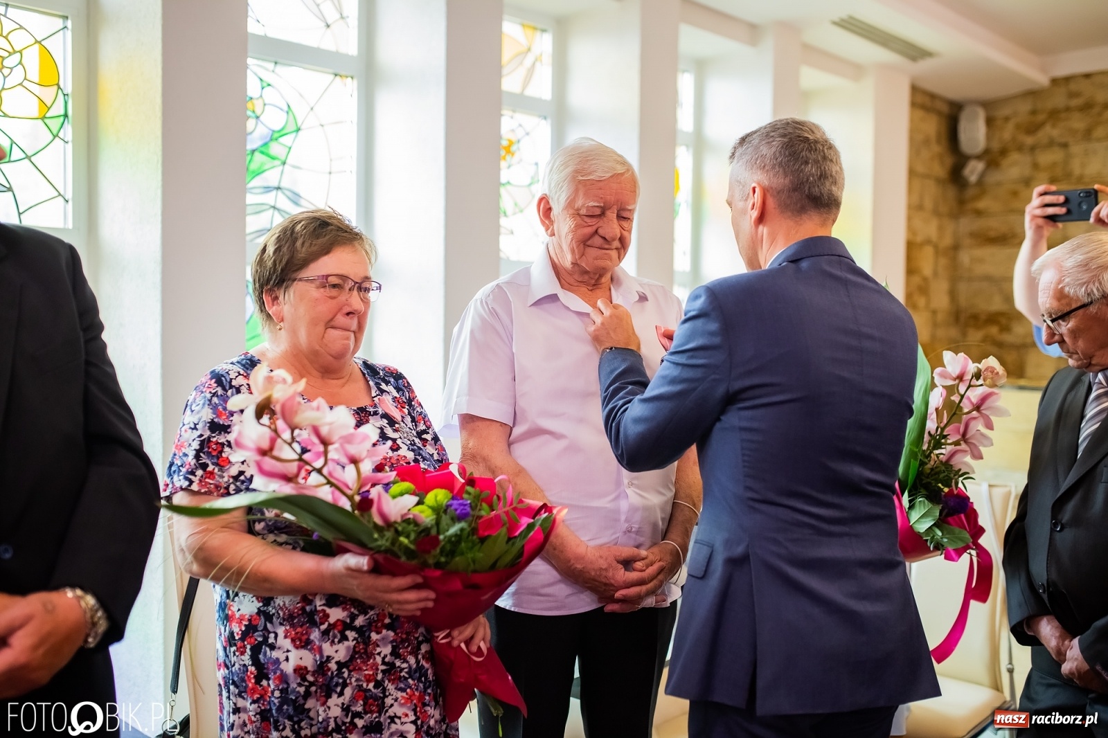 Zdjęcie w galerii na portalu naszraciborz.pl: Pół wieku razem. Złote Gody w raciborskim USC [FOTO i WIDEO] wiadomości z regionu