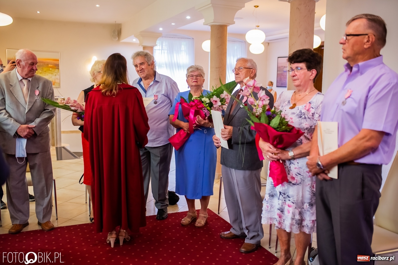 Zdjęcie w galerii na portalu naszraciborz.pl: Pół wieku razem. Złote Gody w raciborskim USC [FOTO i WIDEO] wiadomości z regionu