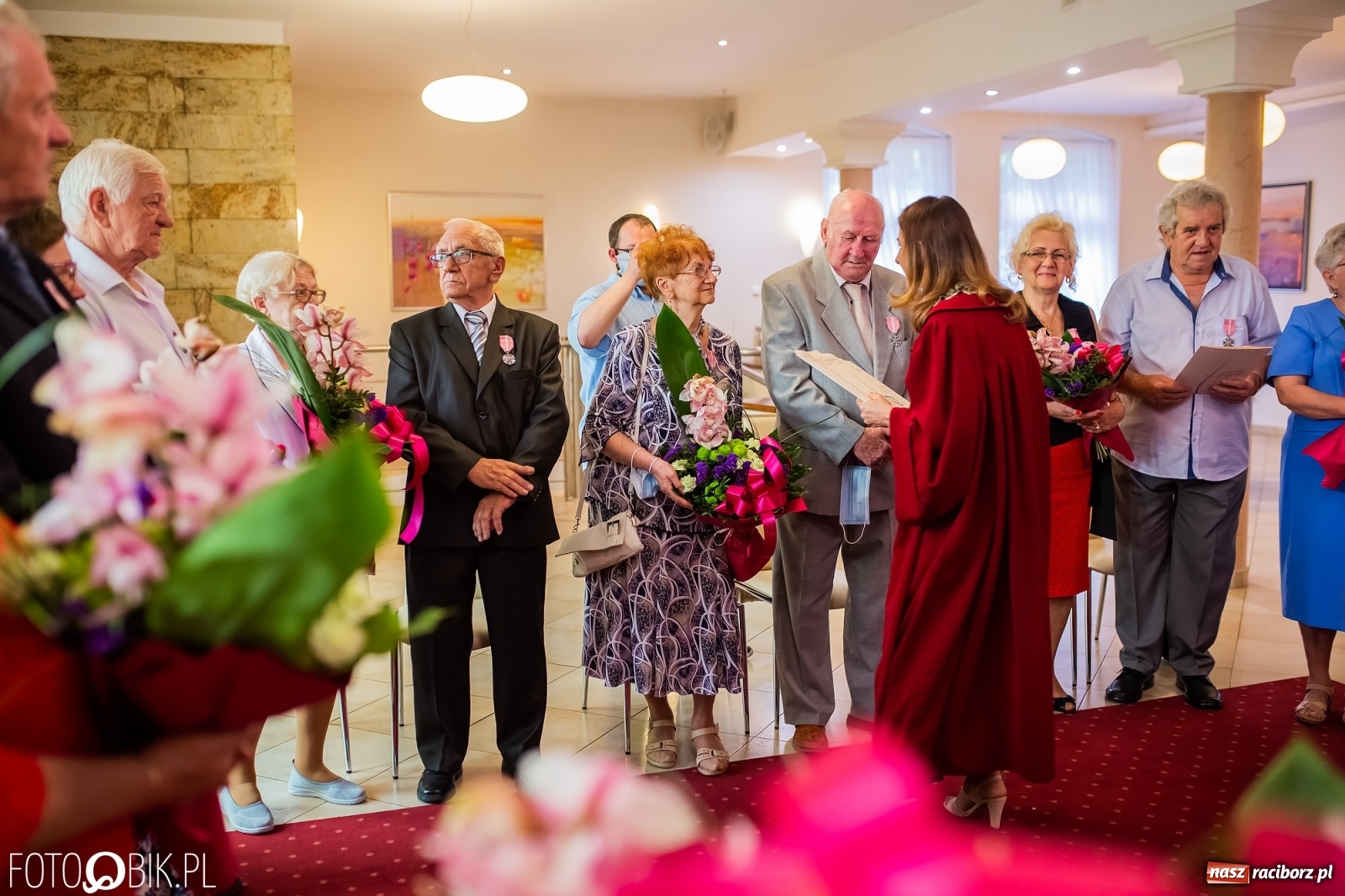 Zdjęcie w galerii na portalu naszraciborz.pl: Pół wieku razem. Złote Gody w raciborskim USC [FOTO i WIDEO] wiadomości z regionu