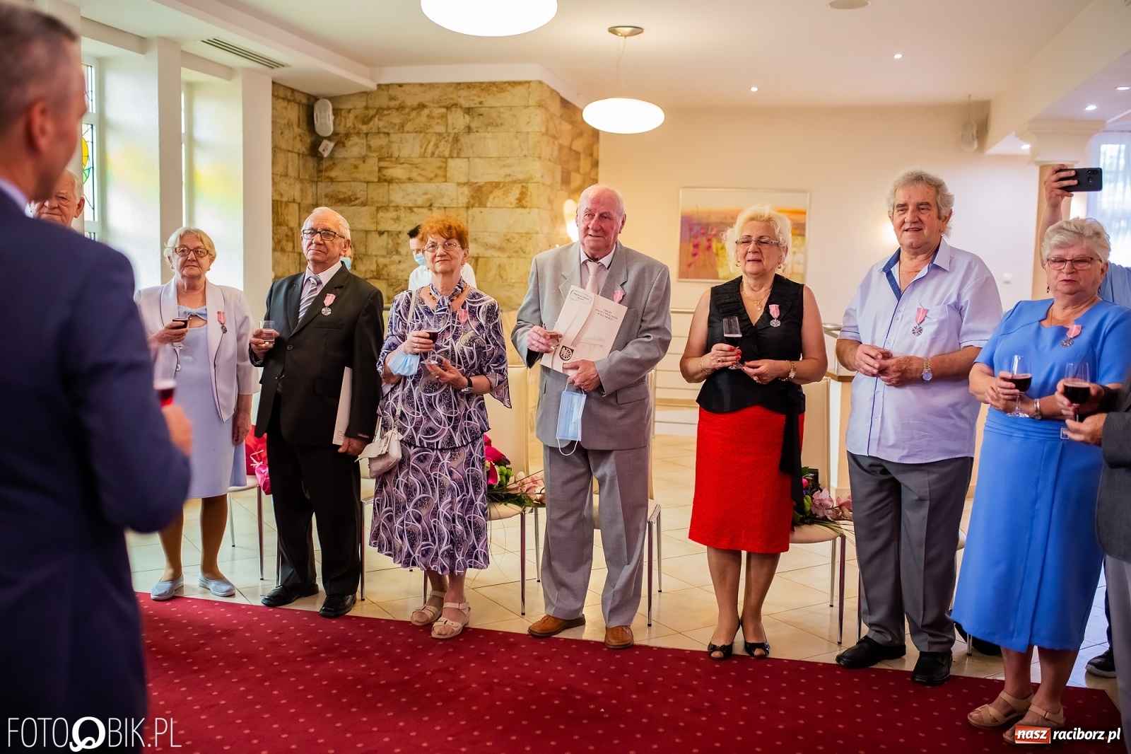 Zdjęcie w galerii na portalu naszraciborz.pl: Pół wieku razem. Złote Gody w raciborskim USC [FOTO i WIDEO] wiadomości z regionu