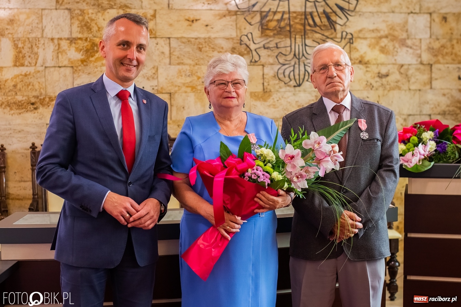 Zdjęcie w galerii na portalu naszraciborz.pl: Pół wieku razem. Złote Gody w raciborskim USC [FOTO i WIDEO] wiadomości z regionu