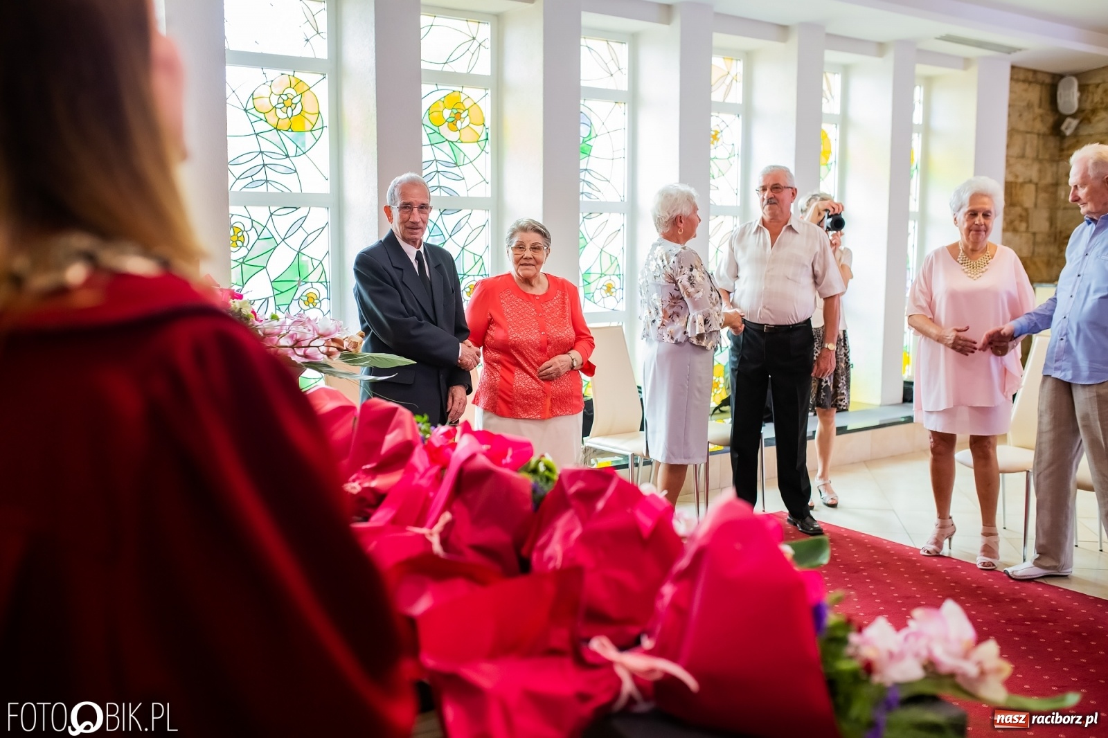 Zdjęcie w galerii na portalu naszraciborz.pl: Pół wieku razem. Złote Gody w raciborskim USC [FOTO i WIDEO] wiadomości z regionu