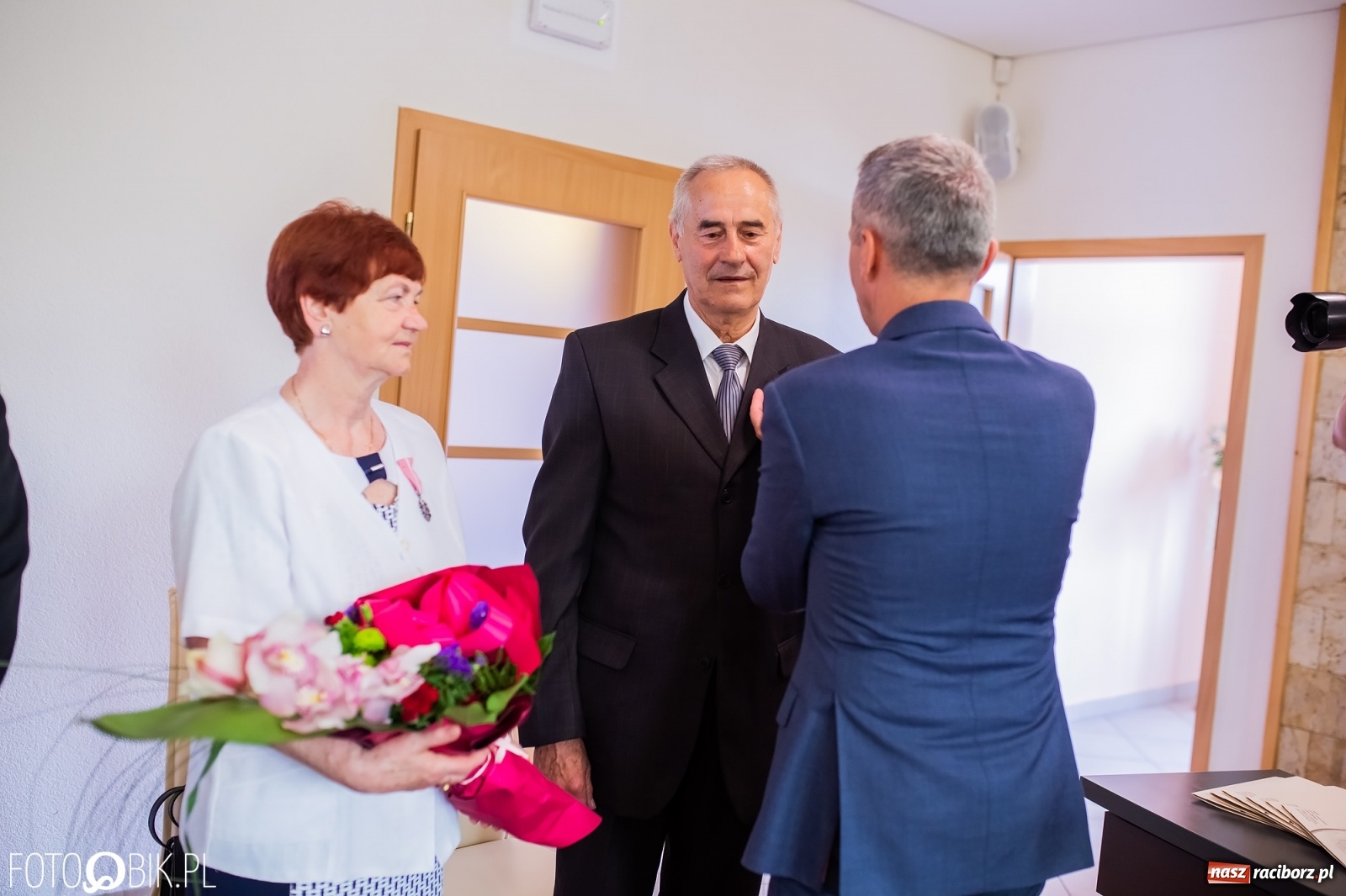 Zdjęcie w galerii na portalu naszraciborz.pl: Pół wieku razem. Złote Gody w raciborskim USC [FOTO i WIDEO] wiadomości z regionu