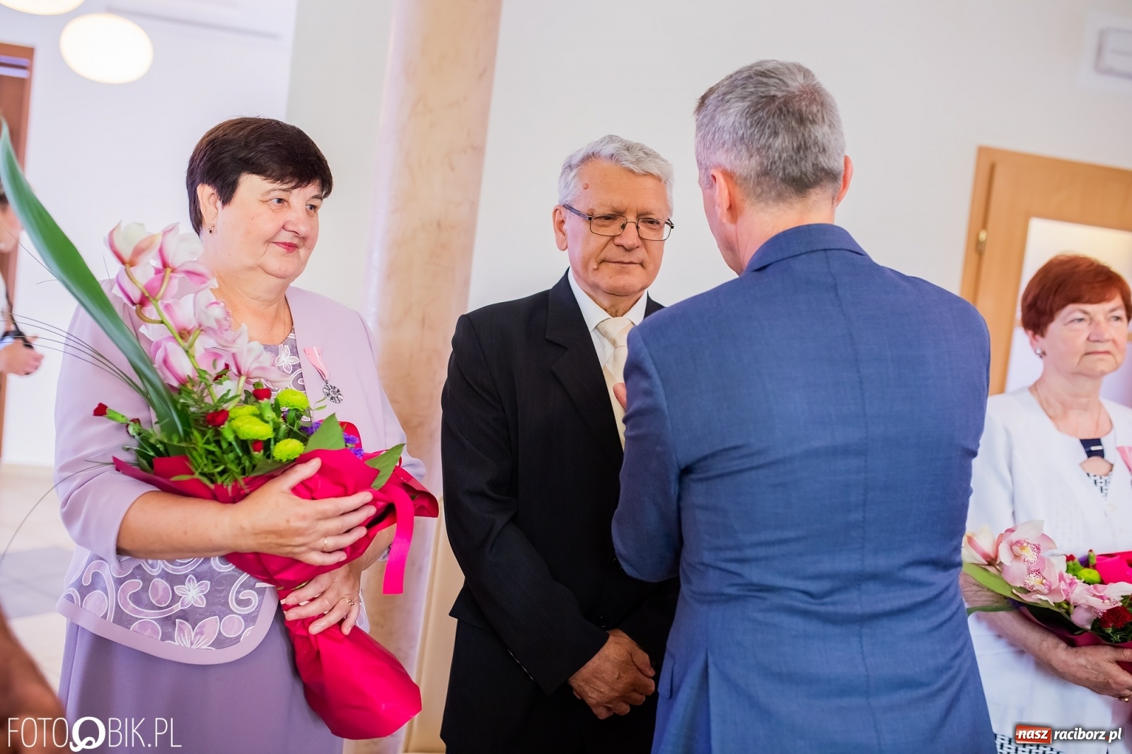 Zdjęcie w galerii na portalu naszraciborz.pl: Pół wieku razem. Złote Gody w raciborskim USC [FOTO i WIDEO] wiadomości z regionu