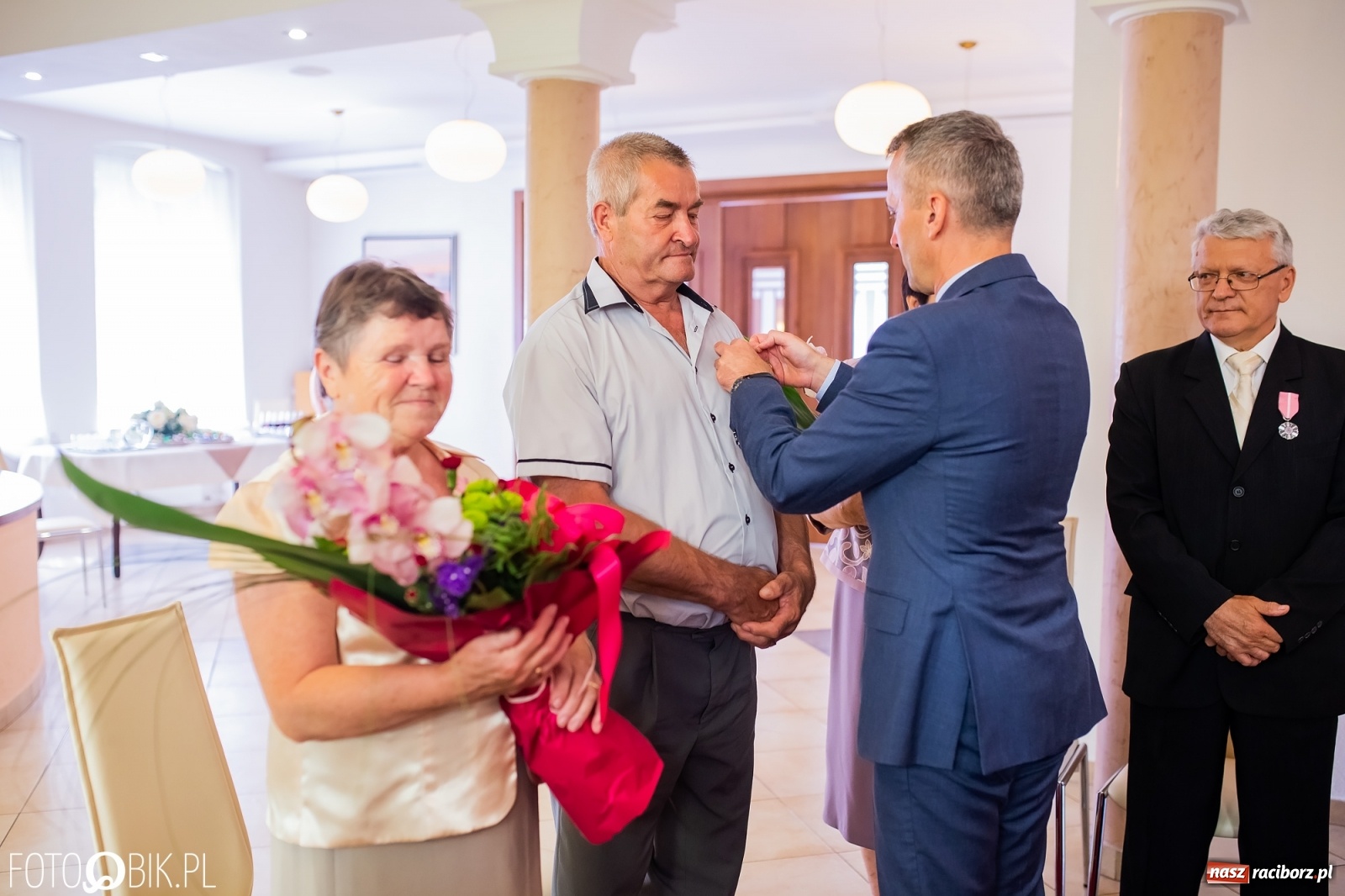Zdjęcie w galerii na portalu naszraciborz.pl: Pół wieku razem. Złote Gody w raciborskim USC [FOTO i WIDEO] wiadomości z regionu