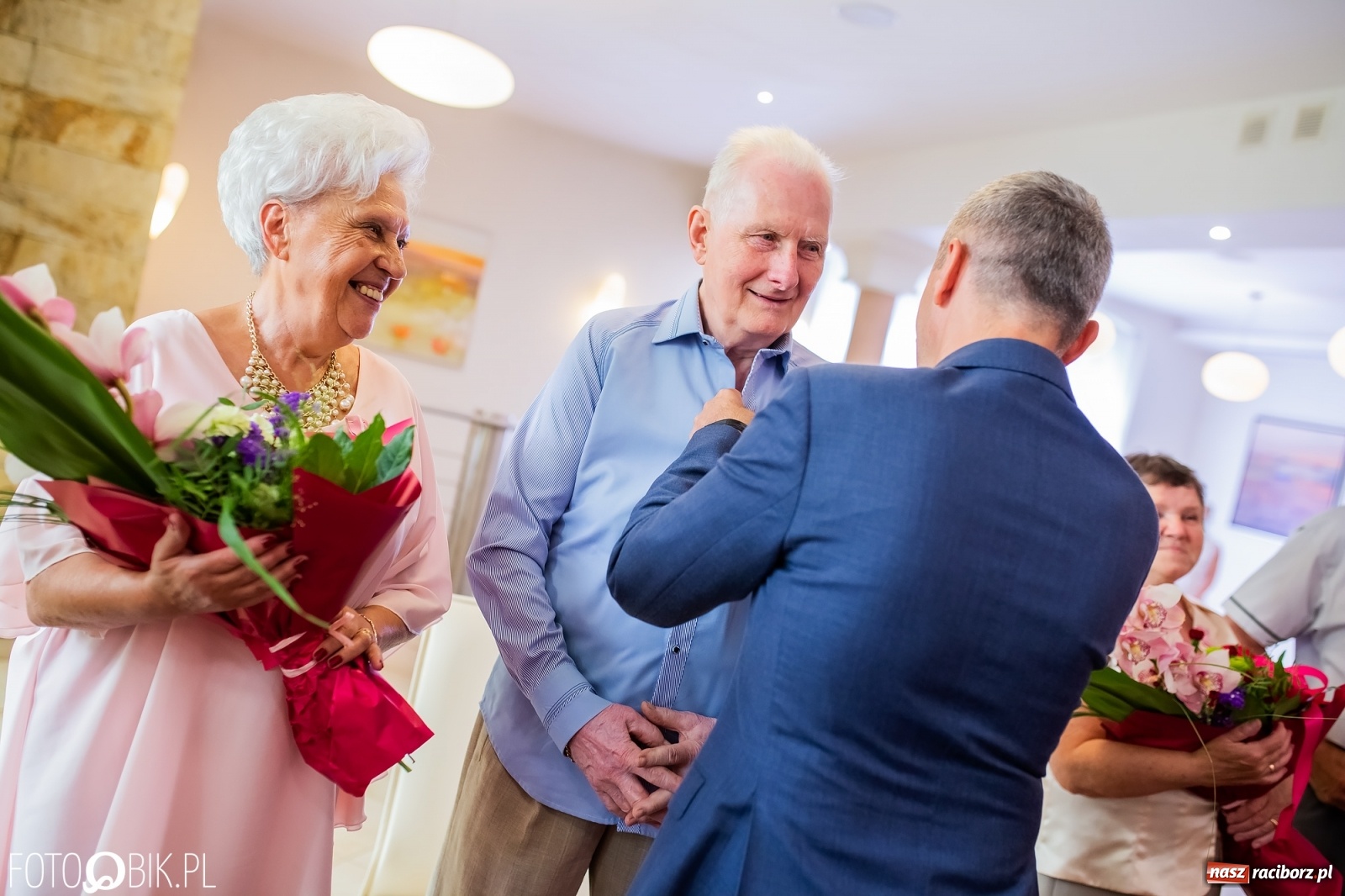 Zdjęcie w galerii na portalu naszraciborz.pl: Pół wieku razem. Złote Gody w raciborskim USC [FOTO i WIDEO] wiadomości z regionu