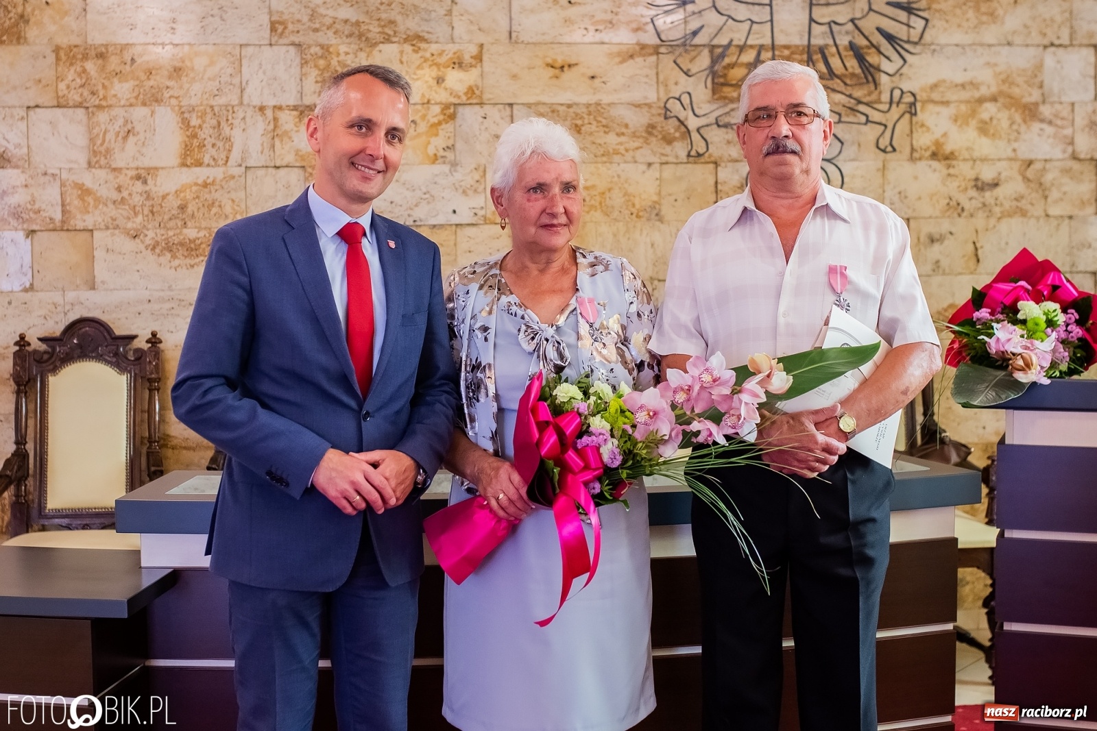 Zdjęcie w galerii na portalu naszraciborz.pl: Pół wieku razem. Złote Gody w raciborskim USC [FOTO i WIDEO] wiadomości z regionu