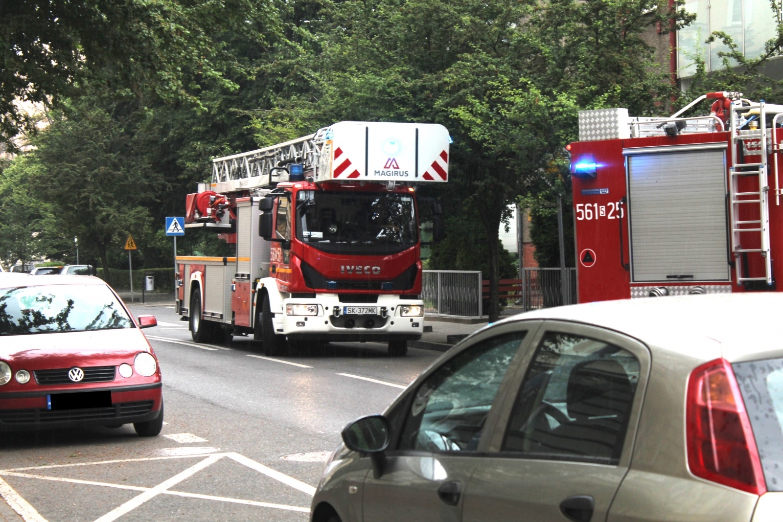 Zdjęcie w galerii na portalu naszraciborz.pl: Raport 998. Cztery zastępy w akcji na Staszica wiadomości z regionu