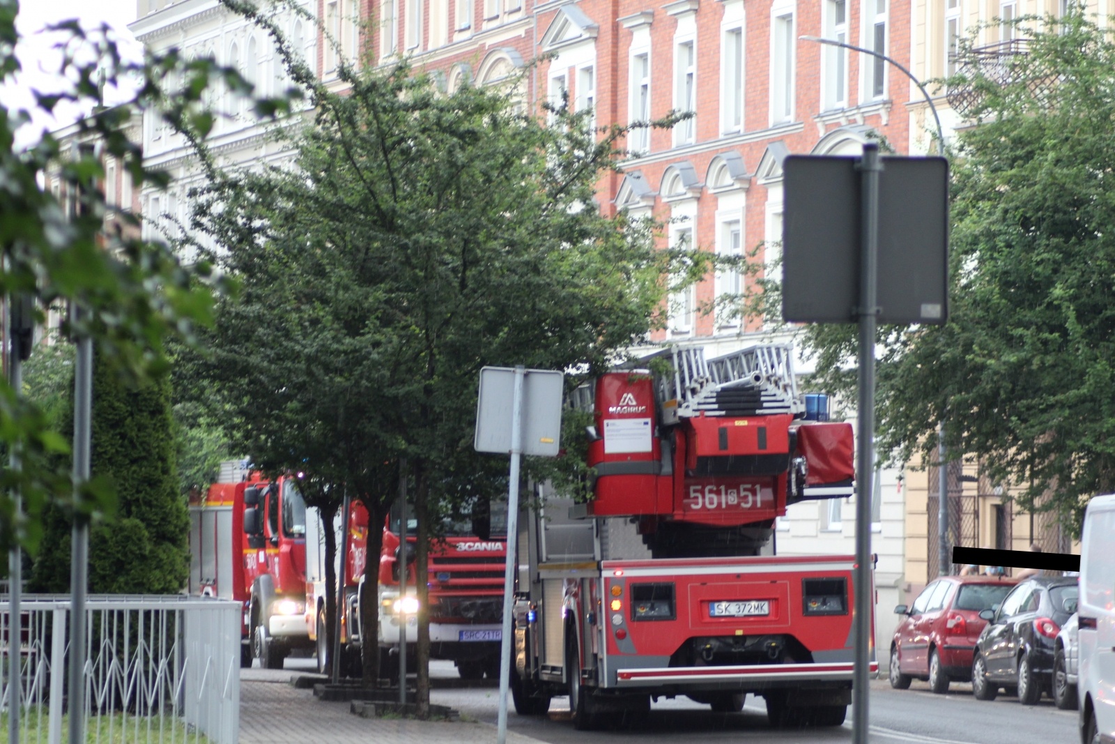 Zdjęcie w galerii na portalu naszraciborz.pl: Raport 998. Cztery zastępy w akcji na Staszica wiadomości z regionu