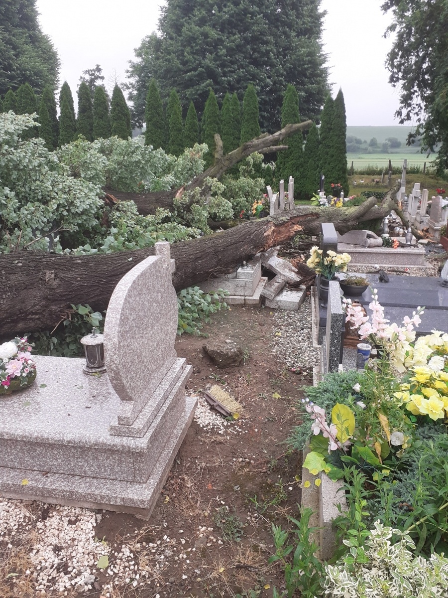 Zdjęcie w galerii na portalu naszraciborz.pl: Raport 998. Strażacka walka ze skutkami burzy wiadomości z regionu