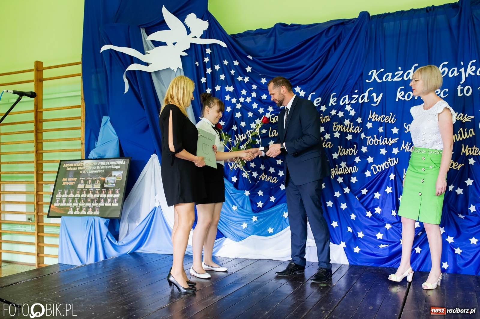 Zdjęcie w galerii na portalu naszraciborz.pl: Burmistrz nagrodził prymuski i prymusów z gminy Krzanowice wiadomości z regionu