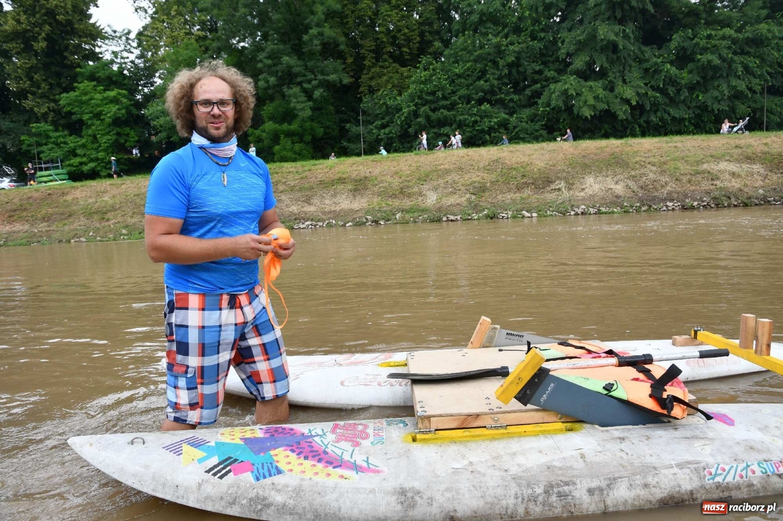 Zdjęcie w galerii na portalu naszraciborz.pl: Ahoj przygodo! Trzydzieści pływadeł ruszyło do Kędzierzyna-Koźla wiadomości z regionu