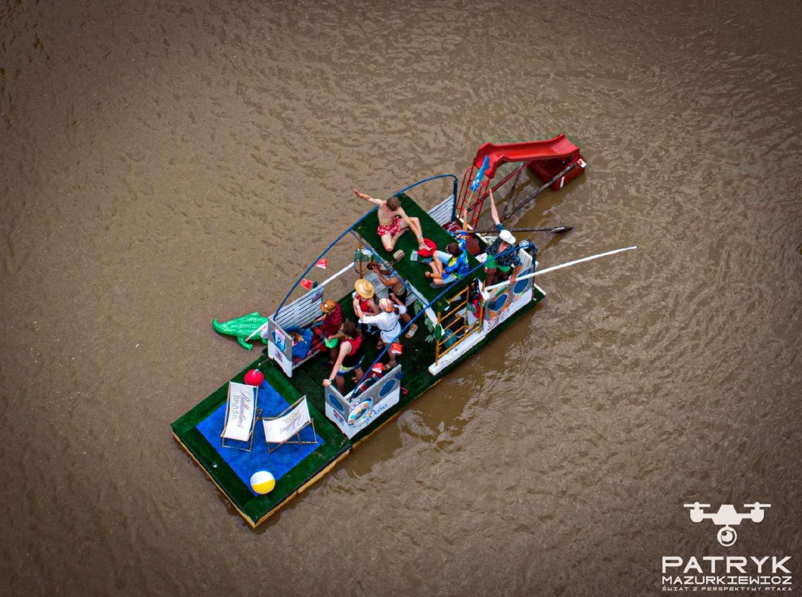 Zdjęcie w galerii na portalu naszraciborz.pl: Pływadło 2021. Tak to wyglądało z lotu ptaka [FOTO] wiadomości z regionu