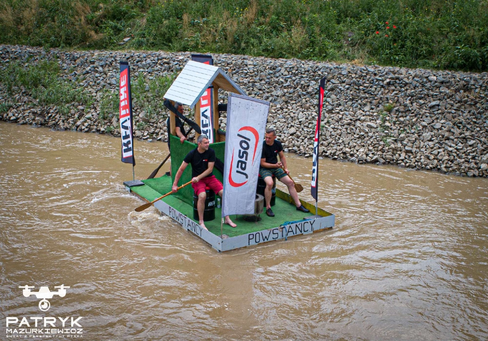 Zdjęcie w galerii na portalu naszraciborz.pl: Pływadło 2021. Tak to wyglądało z lotu ptaka [FOTO] wiadomości z regionu