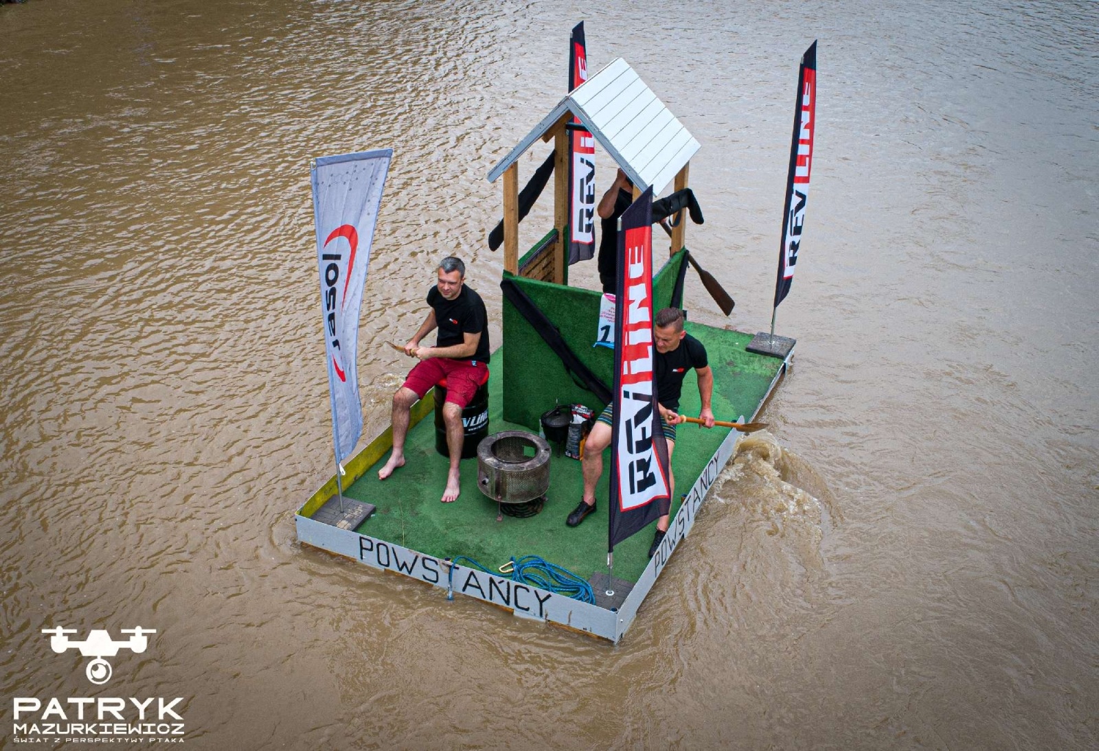 Zdjęcie w galerii na portalu naszraciborz.pl: Pływadło 2021. Tak to wyglądało z lotu ptaka [FOTO] wiadomości z regionu