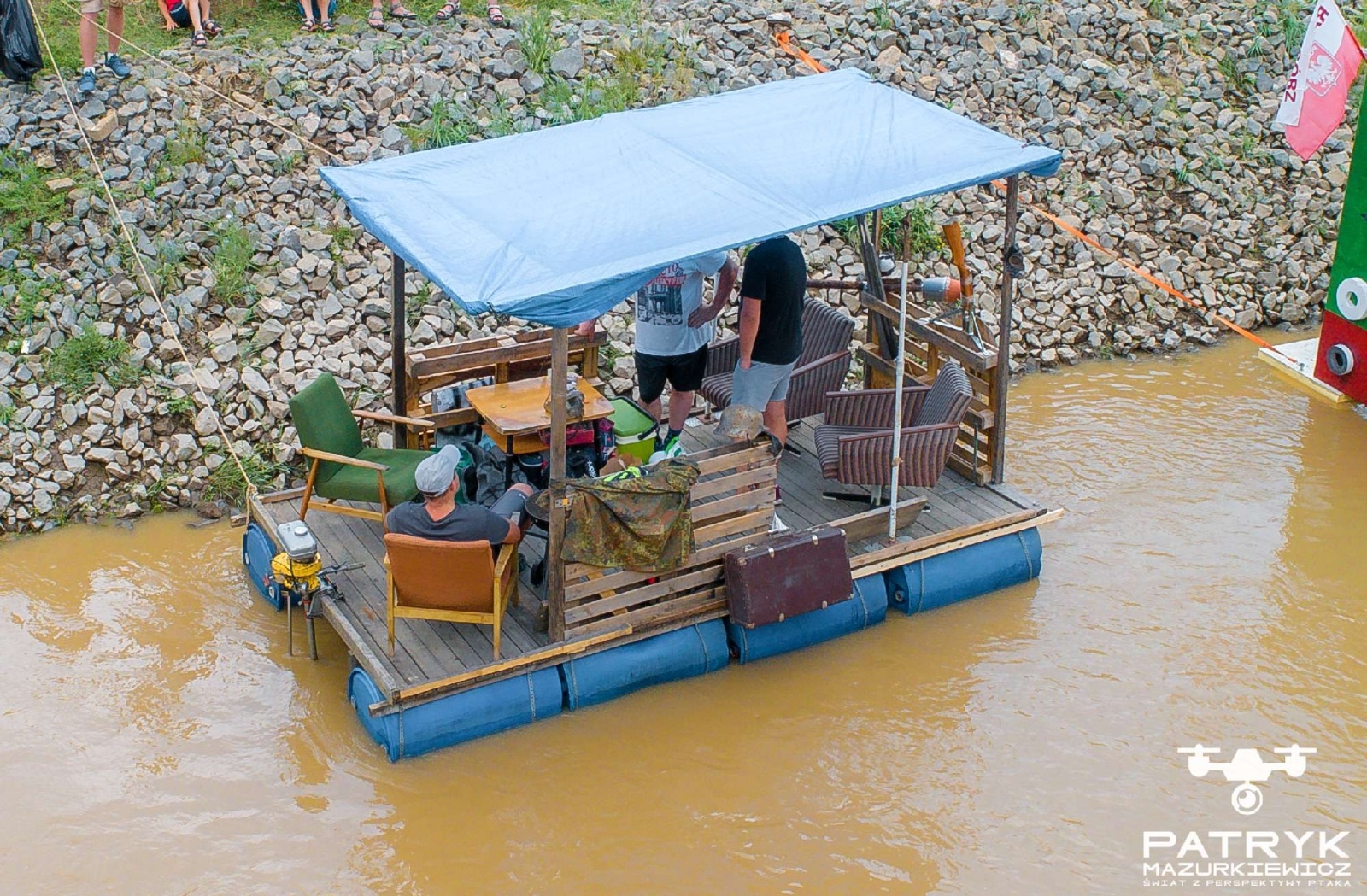 Zdjęcie w galerii na portalu naszraciborz.pl: Pływadło 2021. Tak to wyglądało z lotu ptaka [FOTO] wiadomości z regionu