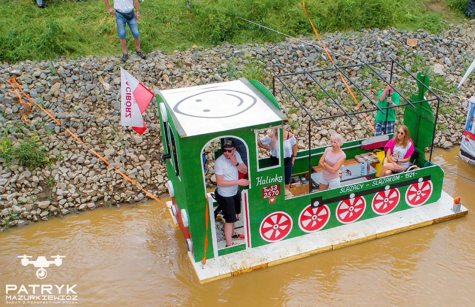 Zdjęcie w galerii na portalu naszraciborz.pl: Pływadło 2021. Tak to wyglądało z lotu ptaka [FOTO] wiadomości z regionu