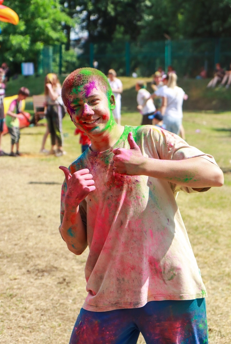 Zdjęcie w galerii na portalu naszraciborz.pl: Raciborzanie zanurkowali w kolorach. Poszukajcie się w galerii [FOTO] wiadomości z regionu