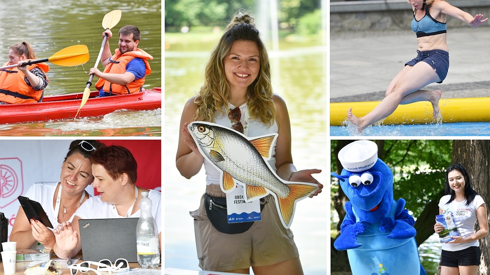 Zdjęcie w galerii na portalu naszraciborz.pl: Festiwal Górnej Odry przeniósł się do parku m. Roth wiadomości z regionu