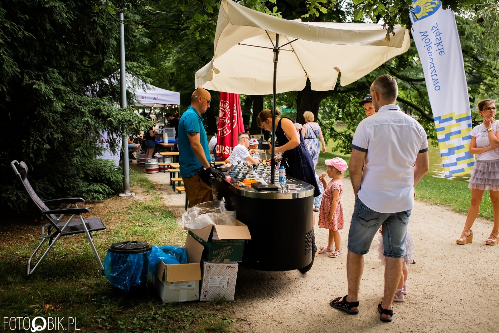 Zdjęcie w galerii na portalu naszraciborz.pl: Festiwal Górnej Odry przeniósł się do parku m. Roth wiadomości z regionu