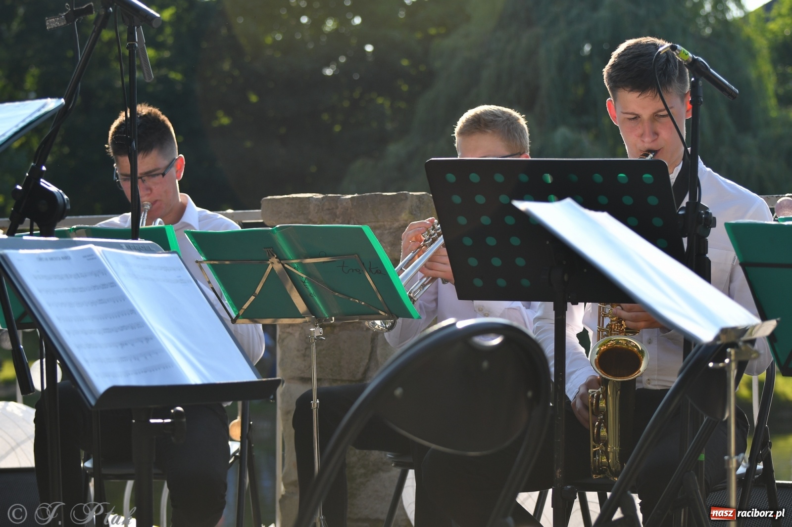 Zdjęcie w galerii na portalu naszraciborz.pl: Muzyczna niedziela nad stawem gondolowym wiadomości z regionu