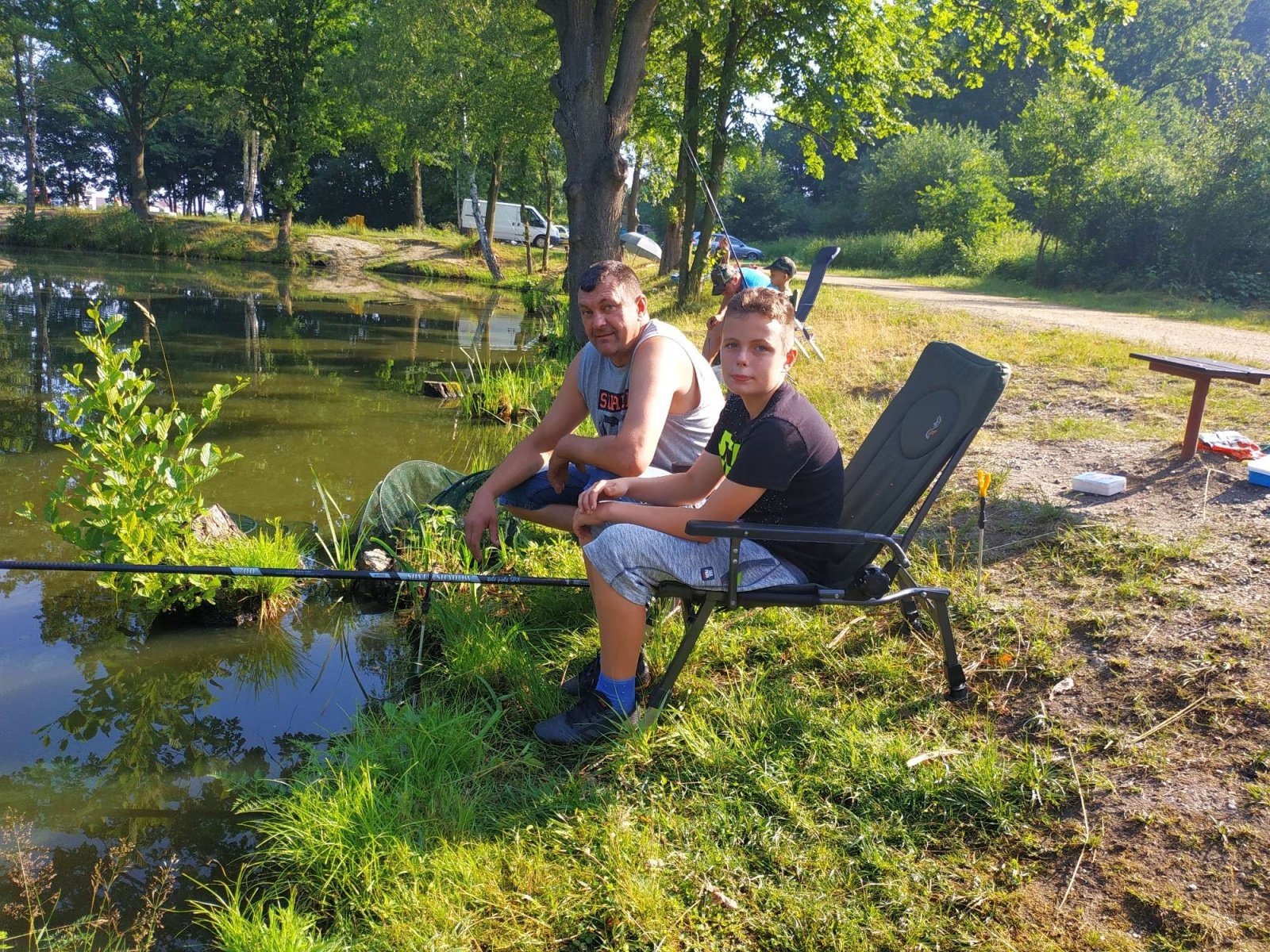 Zdjęcie w galerii na portalu naszraciborz.pl: Czterdziestu wędkarzy rywalizowało na stawie pod Oborą wiadomości z regionu