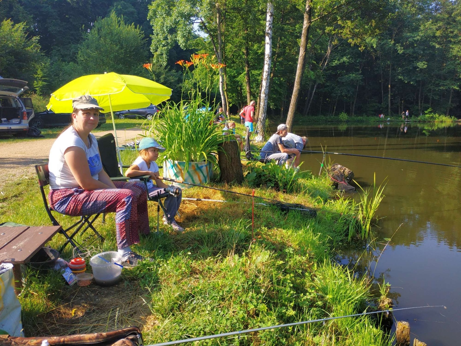 Zdjęcie w galerii na portalu naszraciborz.pl: Czterdziestu wędkarzy rywalizowało na stawie pod Oborą wiadomości z regionu