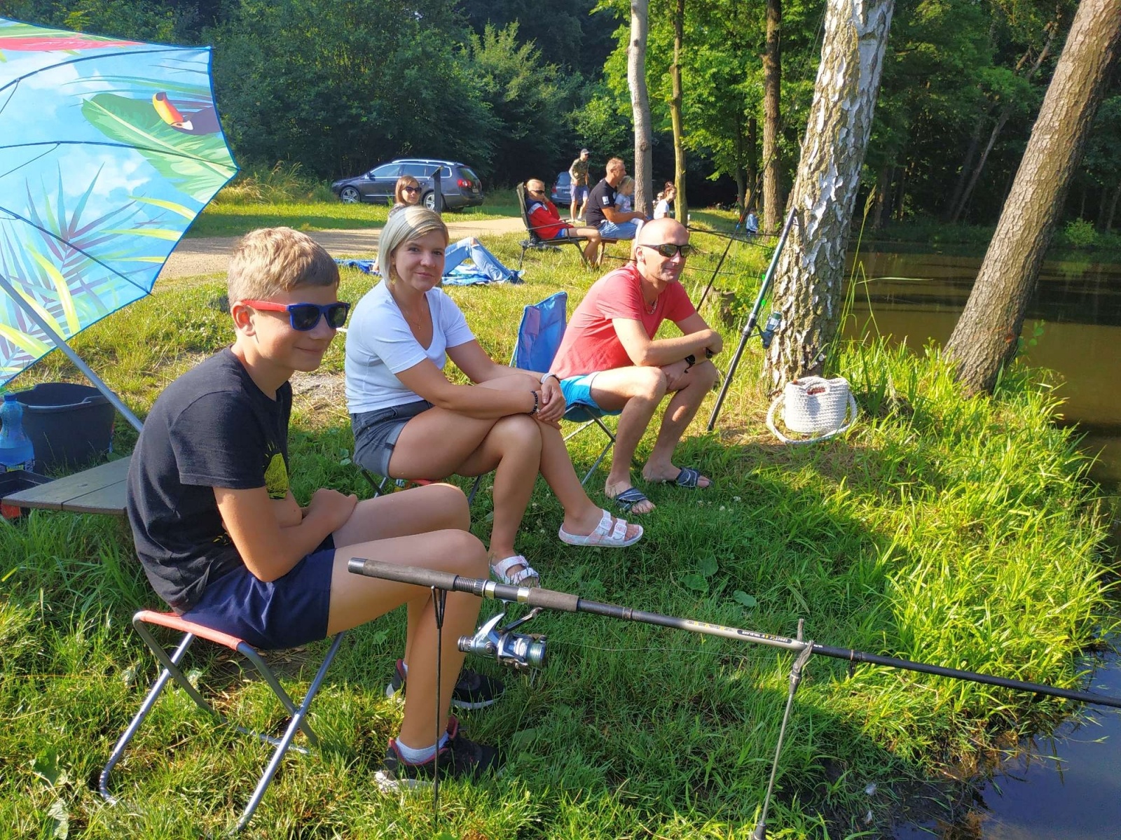 Zdjęcie w galerii na portalu naszraciborz.pl: Czterdziestu wędkarzy rywalizowało na stawie pod Oborą wiadomości z regionu