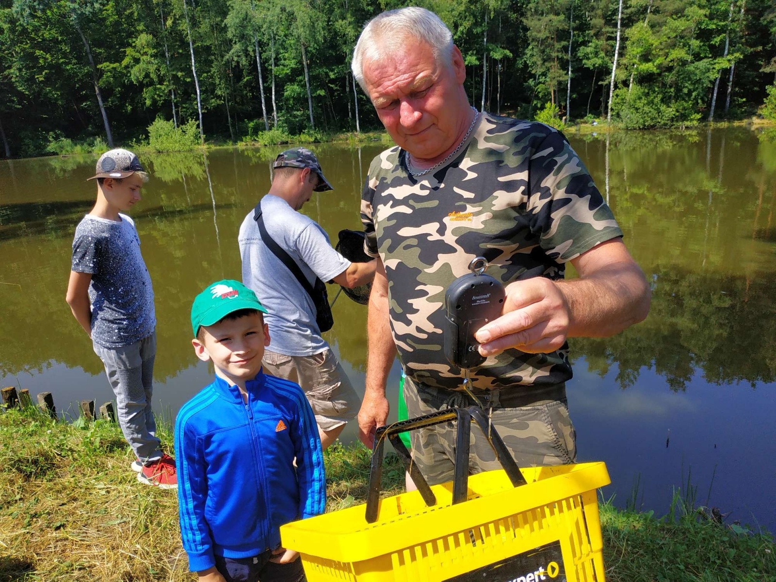 Zdjęcie w galerii na portalu naszraciborz.pl: Czterdziestu wędkarzy rywalizowało na stawie pod Oborą wiadomości z regionu