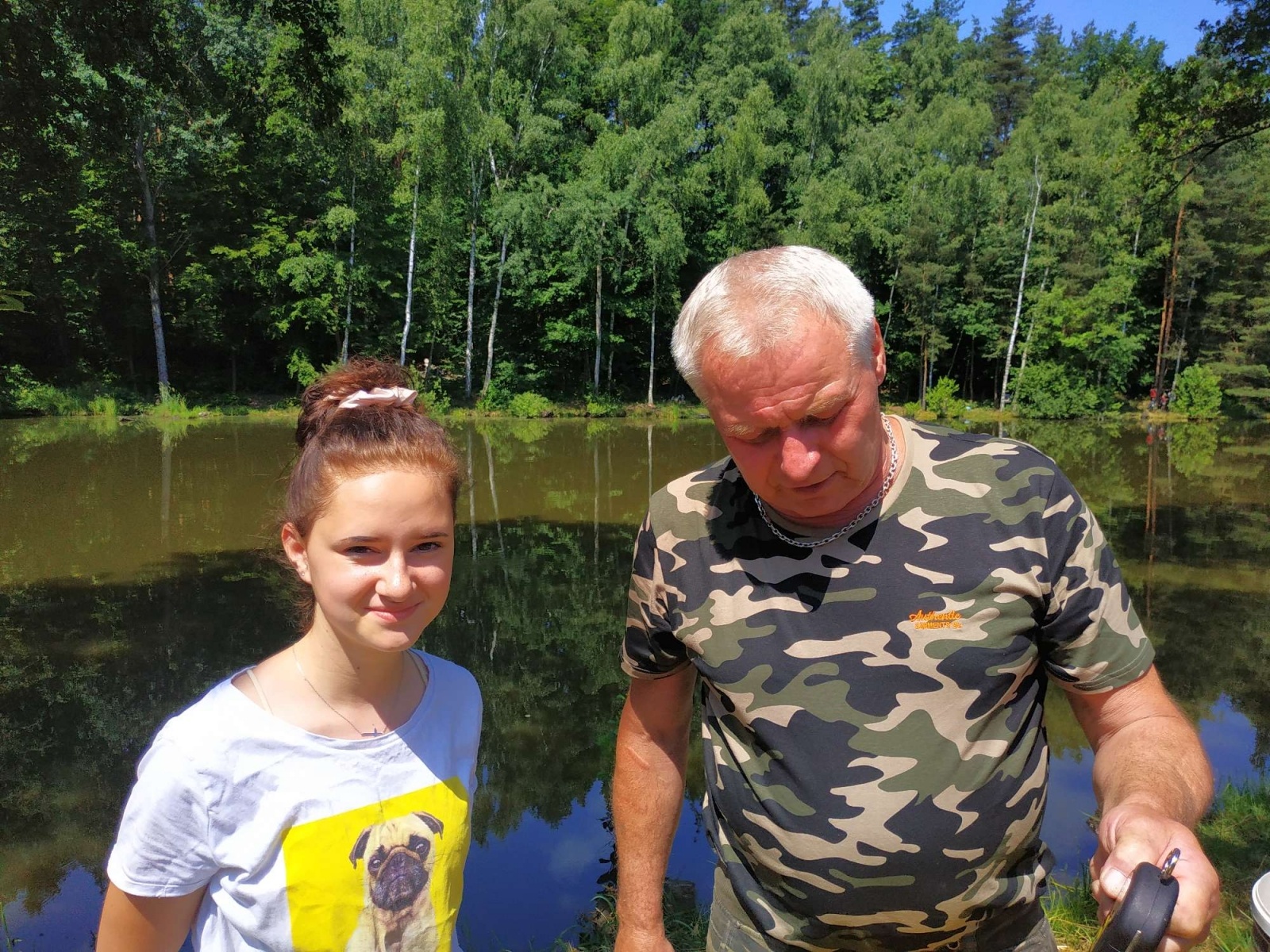 Zdjęcie w galerii na portalu naszraciborz.pl: Czterdziestu wędkarzy rywalizowało na stawie pod Oborą wiadomości z regionu