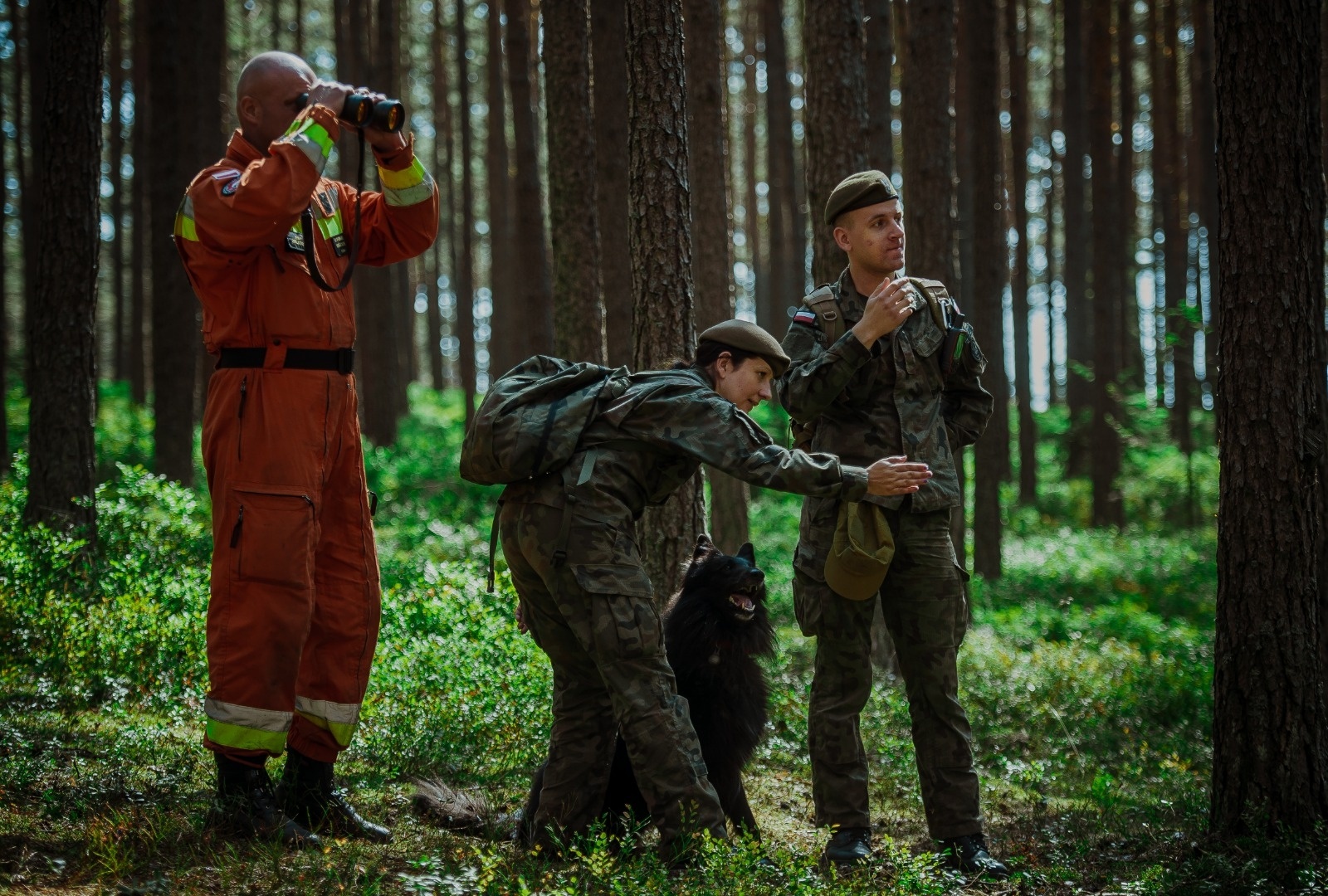 Zdjęcie w galerii na portalu naszraciborz.pl: Dzień Psa u śląskich terytorialsów wiadomości z regionu
