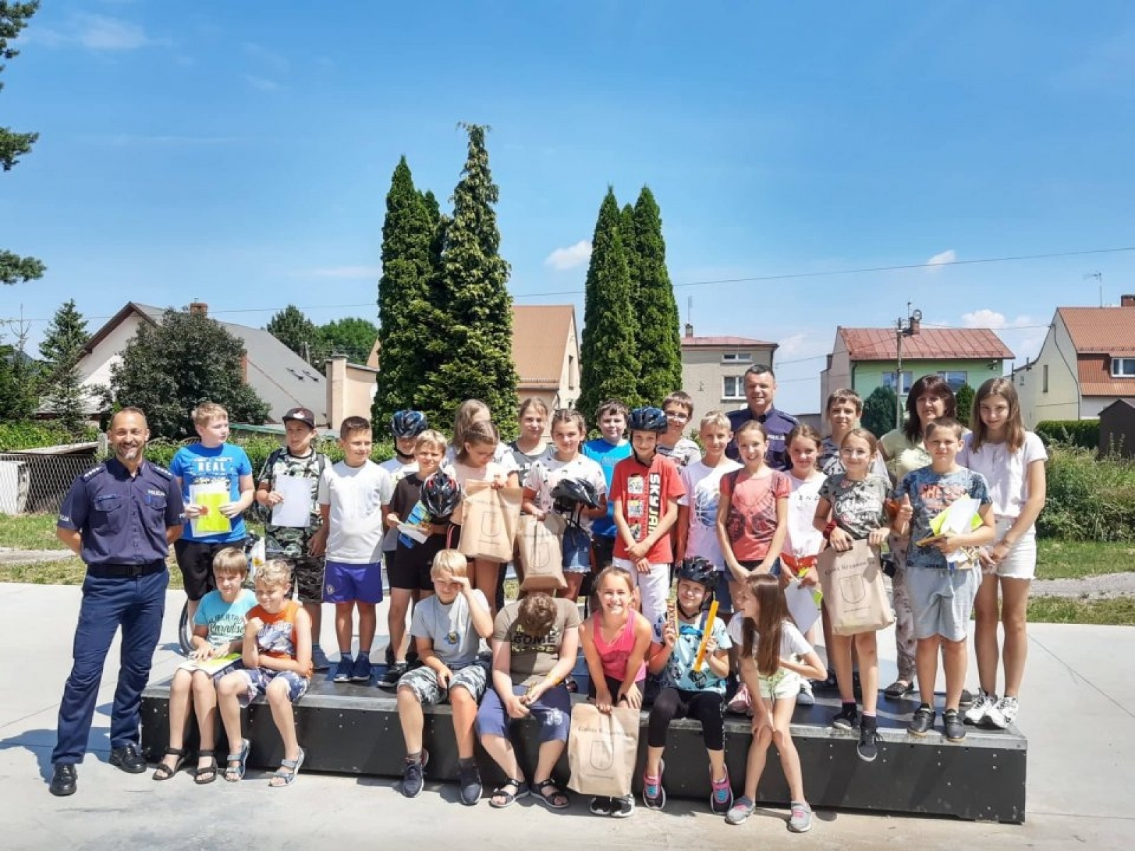 Zdjęcie w galerii na portalu naszraciborz.pl: Krzanowice. Kampania Bezpieczny skatepark dobiegła końca wiadomości z regionu