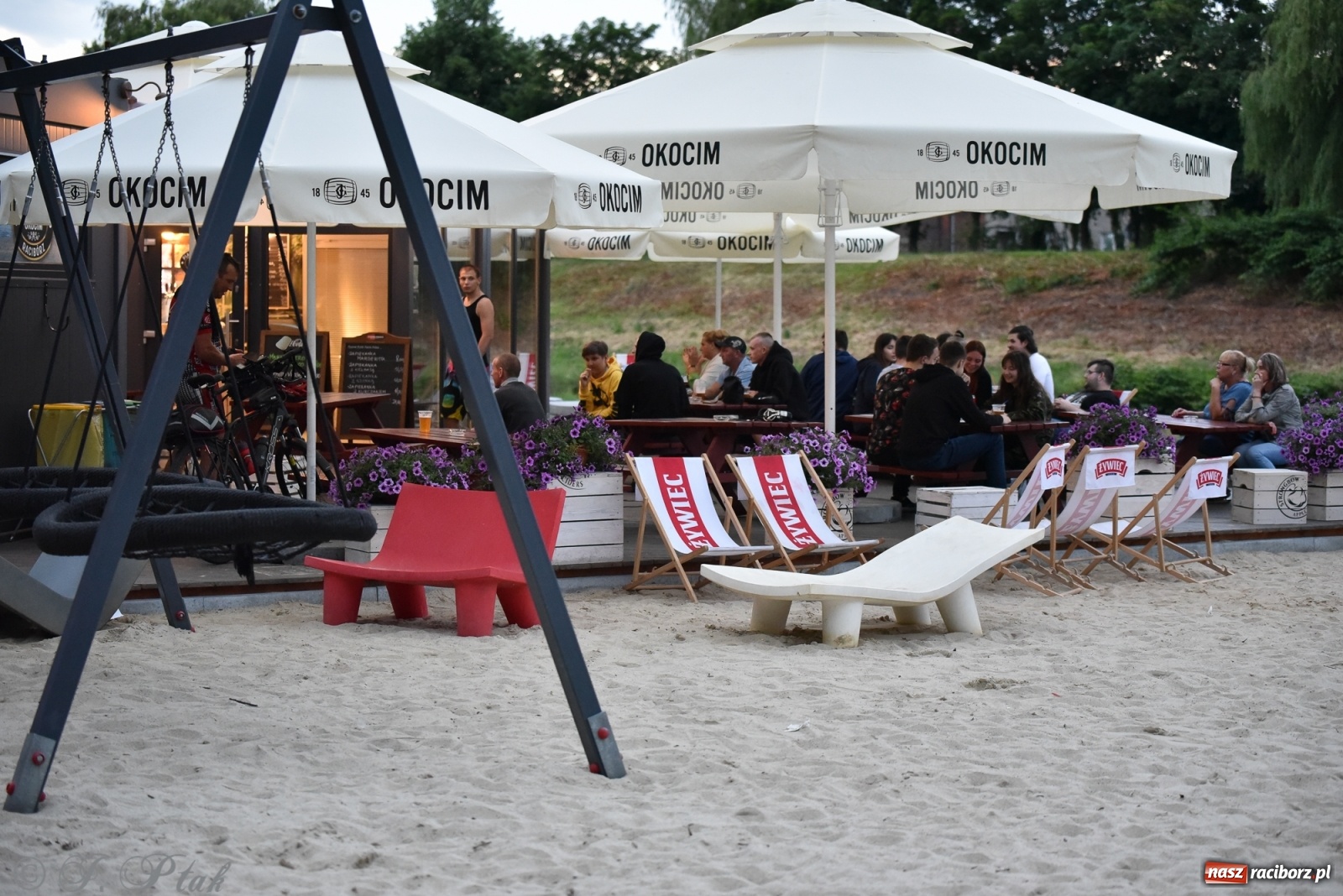 Zdjęcie w galerii na portalu naszraciborz.pl: Nowy operator plaży postawił na karaoke wiadomości z regionu