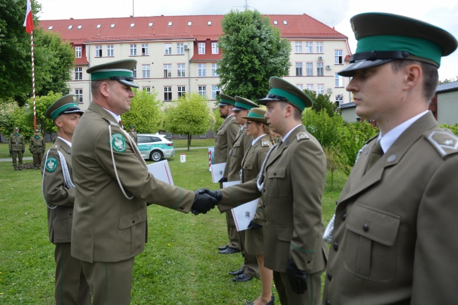 Zdjęcie w galerii na portalu naszraciborz.pl: Śląska Straż Graniczna z Raciborza wzmocniła swoje szeregi wiadomości z regionu