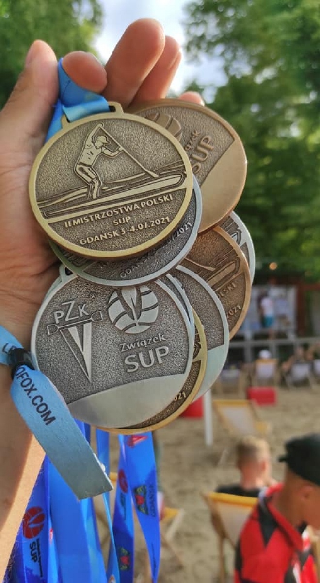 Zdjęcie w galerii na portalu naszraciborz.pl: SUP Gdańsk 2021. Raciborzanie z workiem medali [FOTO] wiadomości z regionu