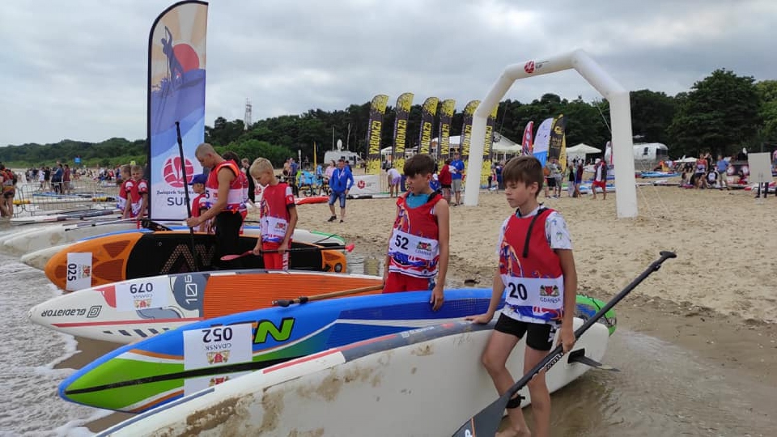 Zdjęcie w galerii na portalu naszraciborz.pl: SUP Gdańsk 2021. Raciborzanie z workiem medali [FOTO] wiadomości z regionu