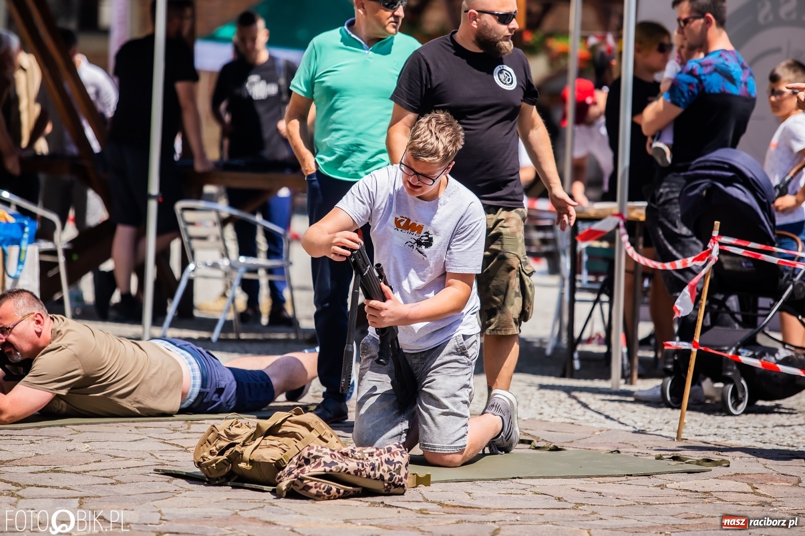 Zdjęcie w galerii na portalu naszraciborz.pl: Piknik militarny na raciborskim zamku [FOTO i WIDEO] wiadomości z regionu