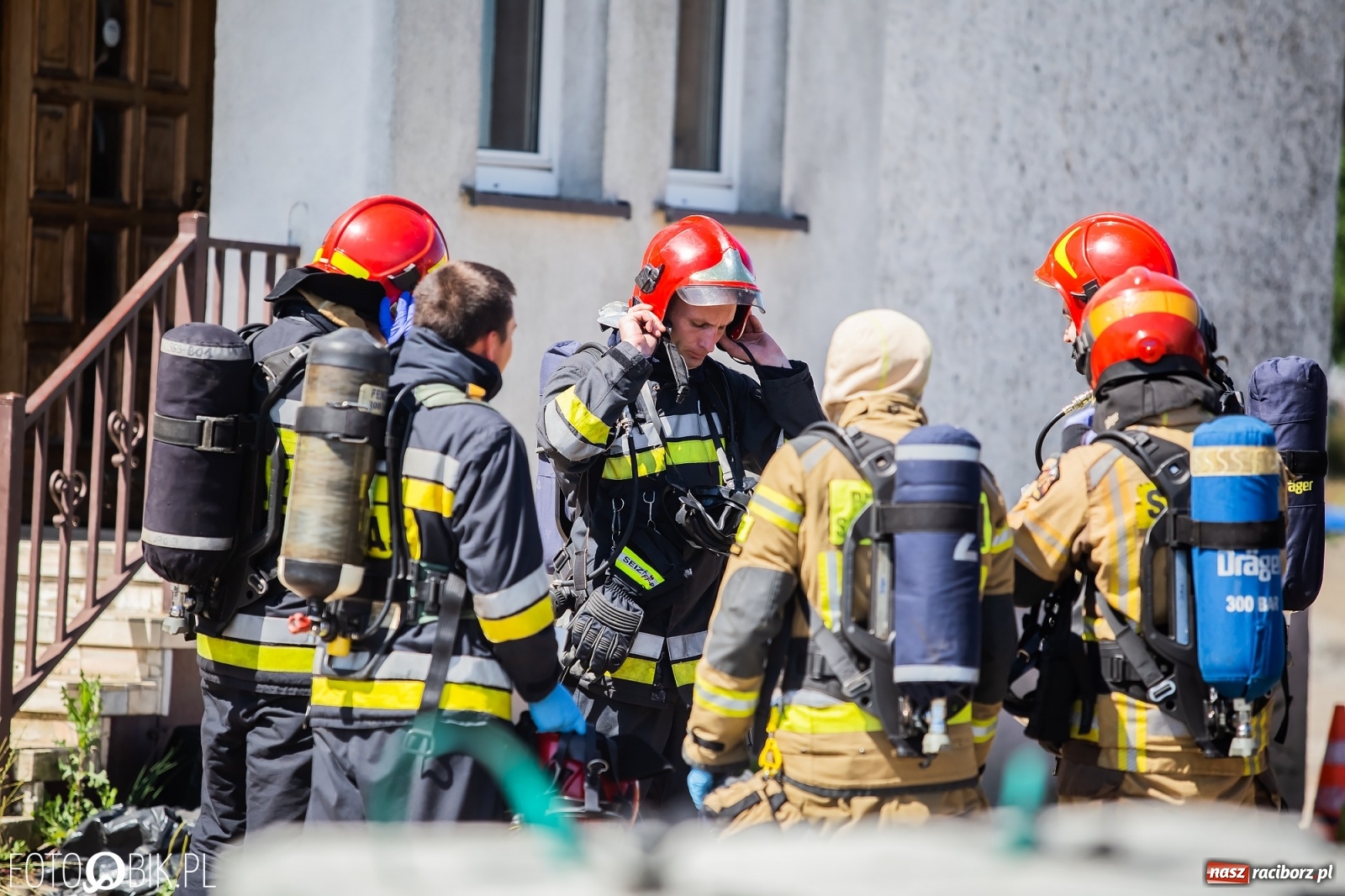 Zdjęcie w galerii na portalu naszraciborz.pl: Pożar pustostanu przy budowanej obwodnicy [FOTO i WIDEO] wiadomości z regionu