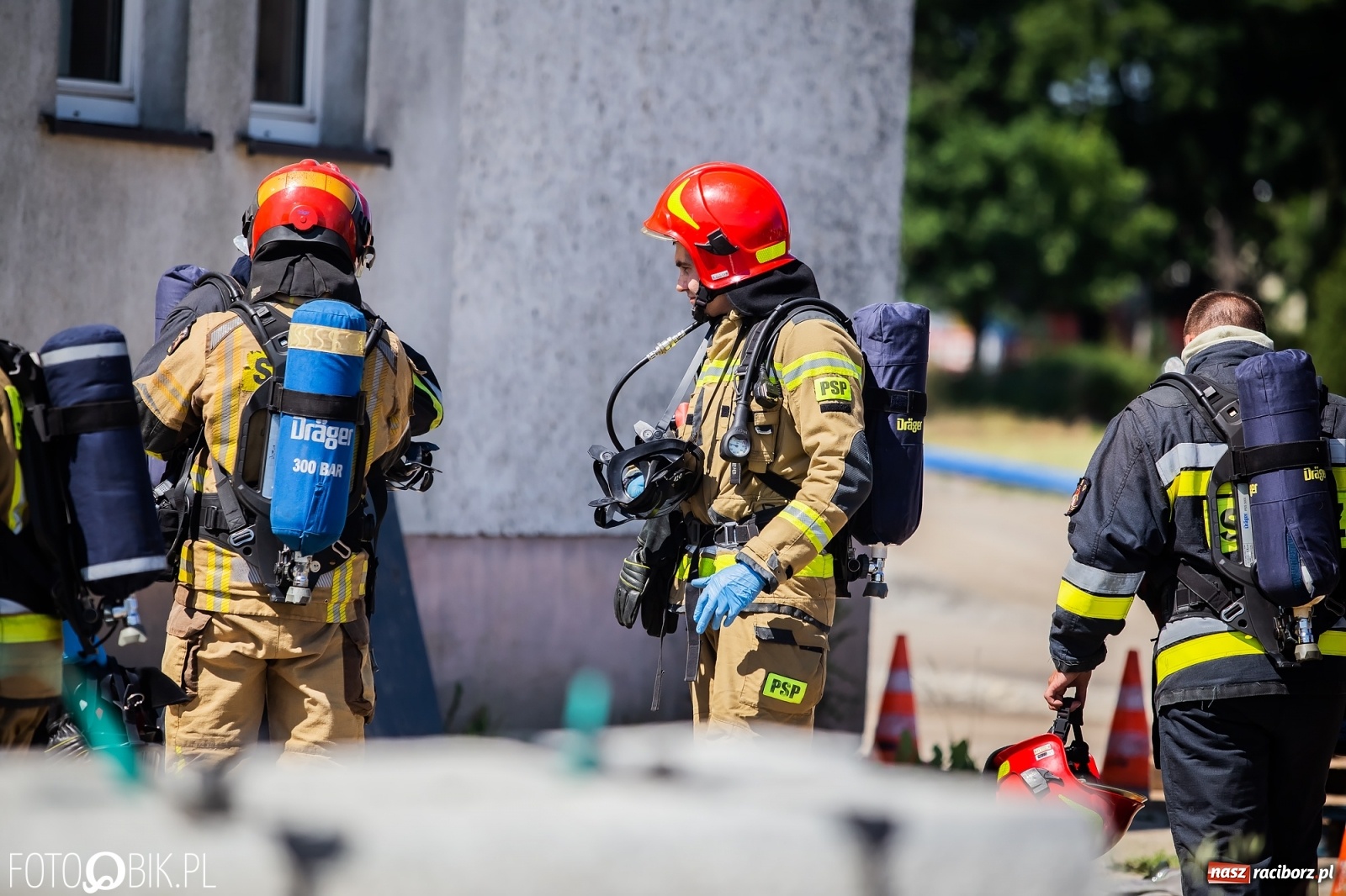 Zdjęcie w galerii na portalu naszraciborz.pl: Pożar pustostanu przy budowanej obwodnicy [FOTO i WIDEO] wiadomości z regionu