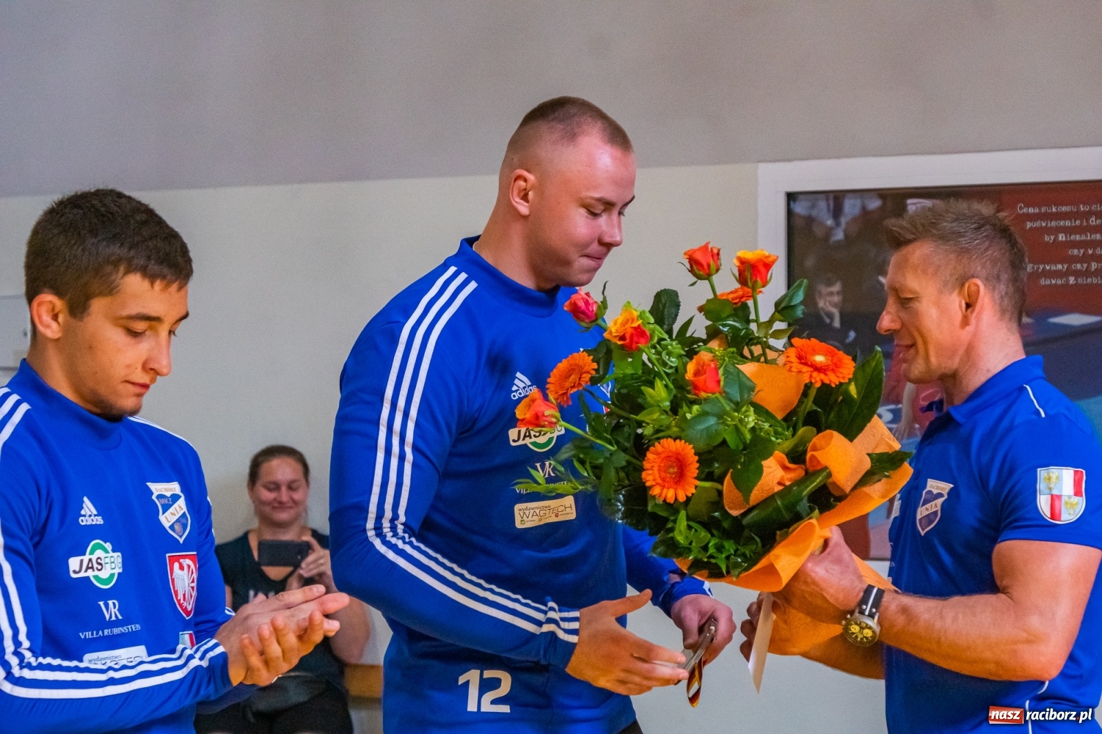 Zdjęcie w galerii na portalu naszraciborz.pl: Brązowy medalista ME w zapasach przywitany w Raciborzu [FOTO] wiadomości z regionu