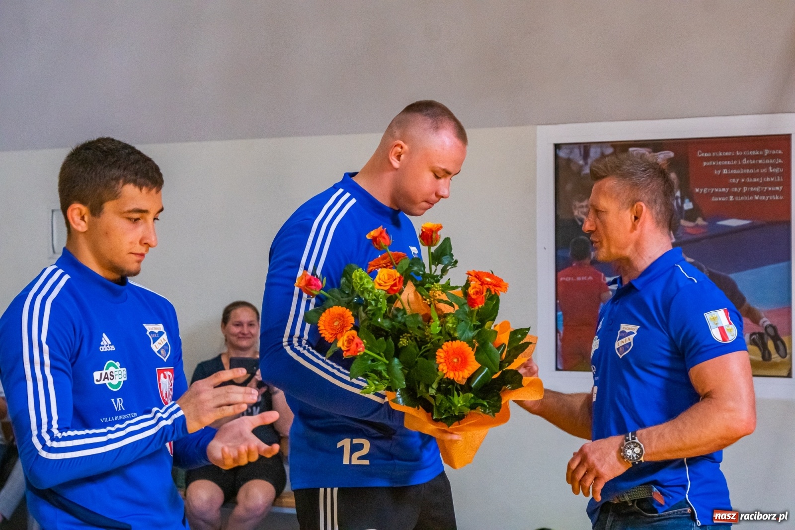 Zdjęcie w galerii na portalu naszraciborz.pl: Brązowy medalista ME w zapasach przywitany w Raciborzu [FOTO] wiadomości z regionu