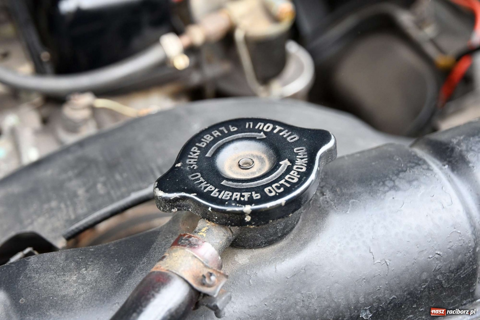 Zdjęcie w galerii na portalu naszraciborz.pl: Tłumy na zlocie oldtimerów w Sławikowie. Poznajcie historię czarnej wołgi z Raciborza  wiadomości z regionu